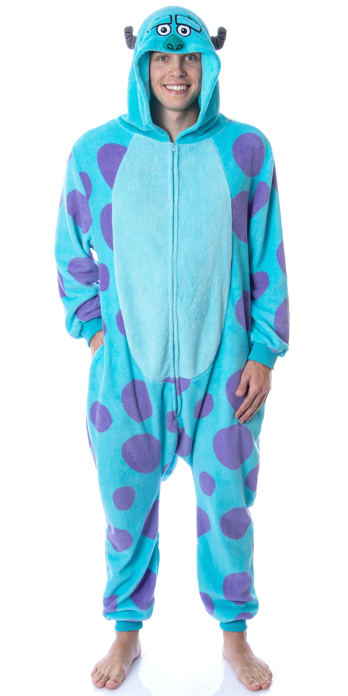 Disney Monsters Inc Womens' Sulley Kigurumi Costume Union Suit Pajama