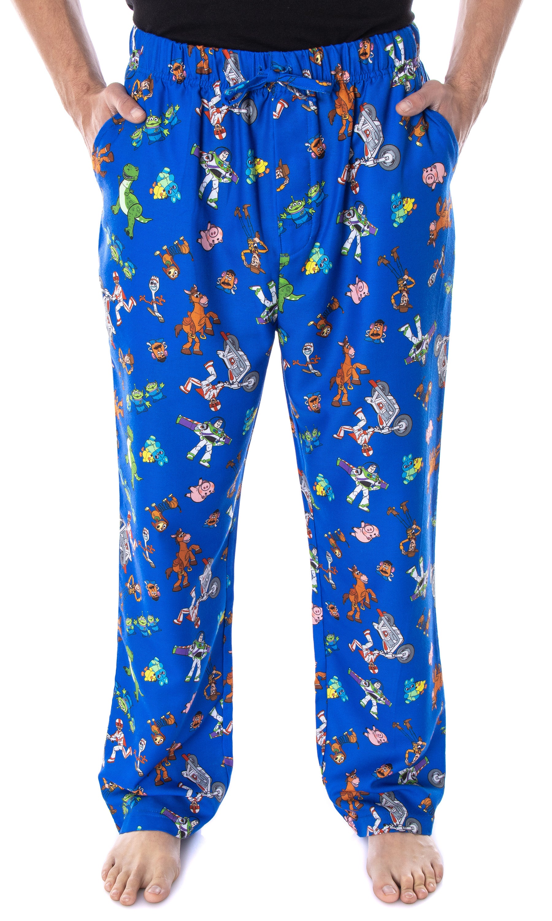 Disney Men's Toy Story Character Print Adult Sleep Lounge Pajama Pants