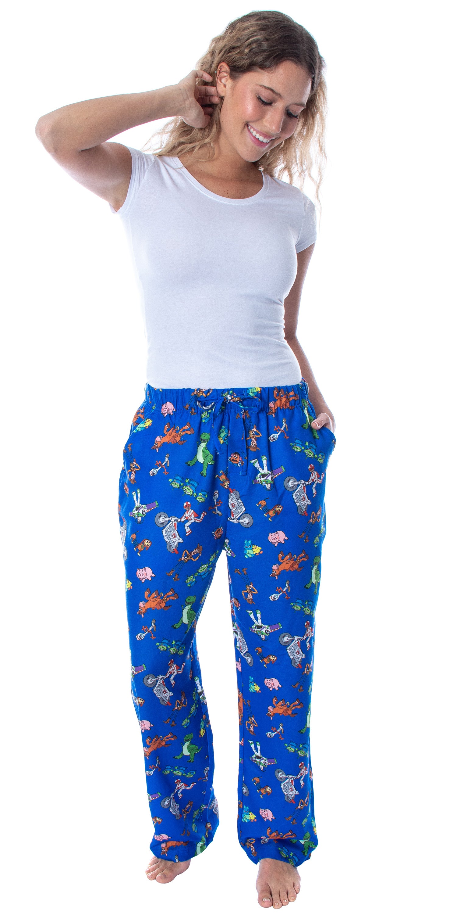 Disney Men's Toy Story Character Print Adult Sleep Lounge Pajama Pants