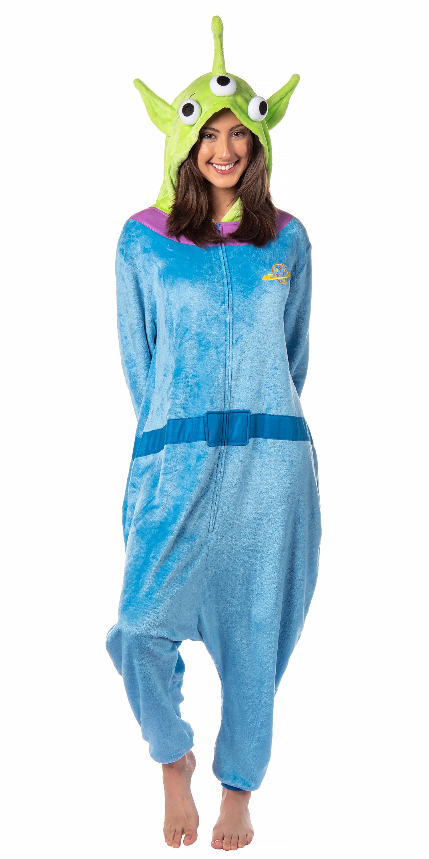 Disney Adult Toy Story Alien Kigurumi Union Suit One Piece Pajama for Men and Women