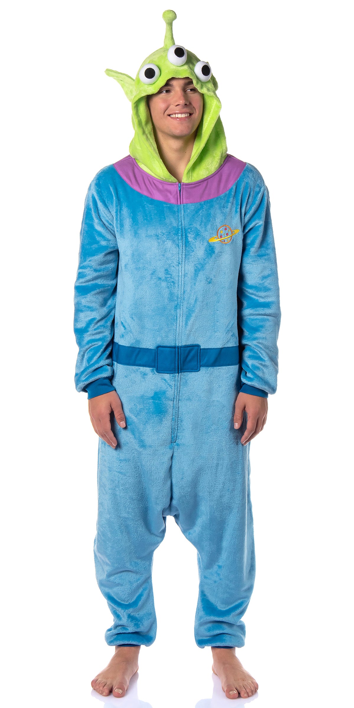 Disney Adult Toy Story Alien Kigurumi Union Suit One Piece Pajama for Men and Women