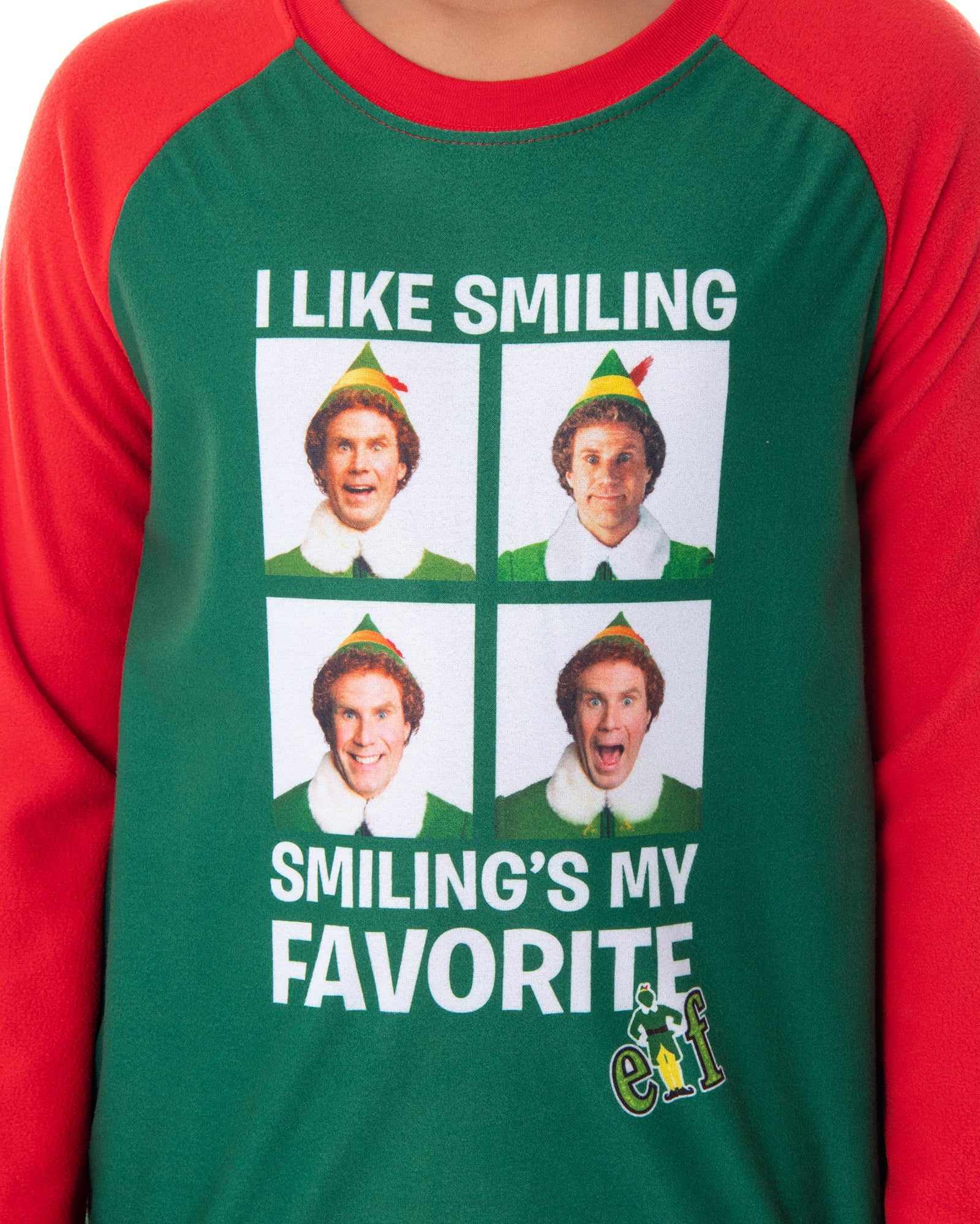 Elf The Movie Boys' Buddy I Like Smiling, Smiling's My Favorite Pajama Set
