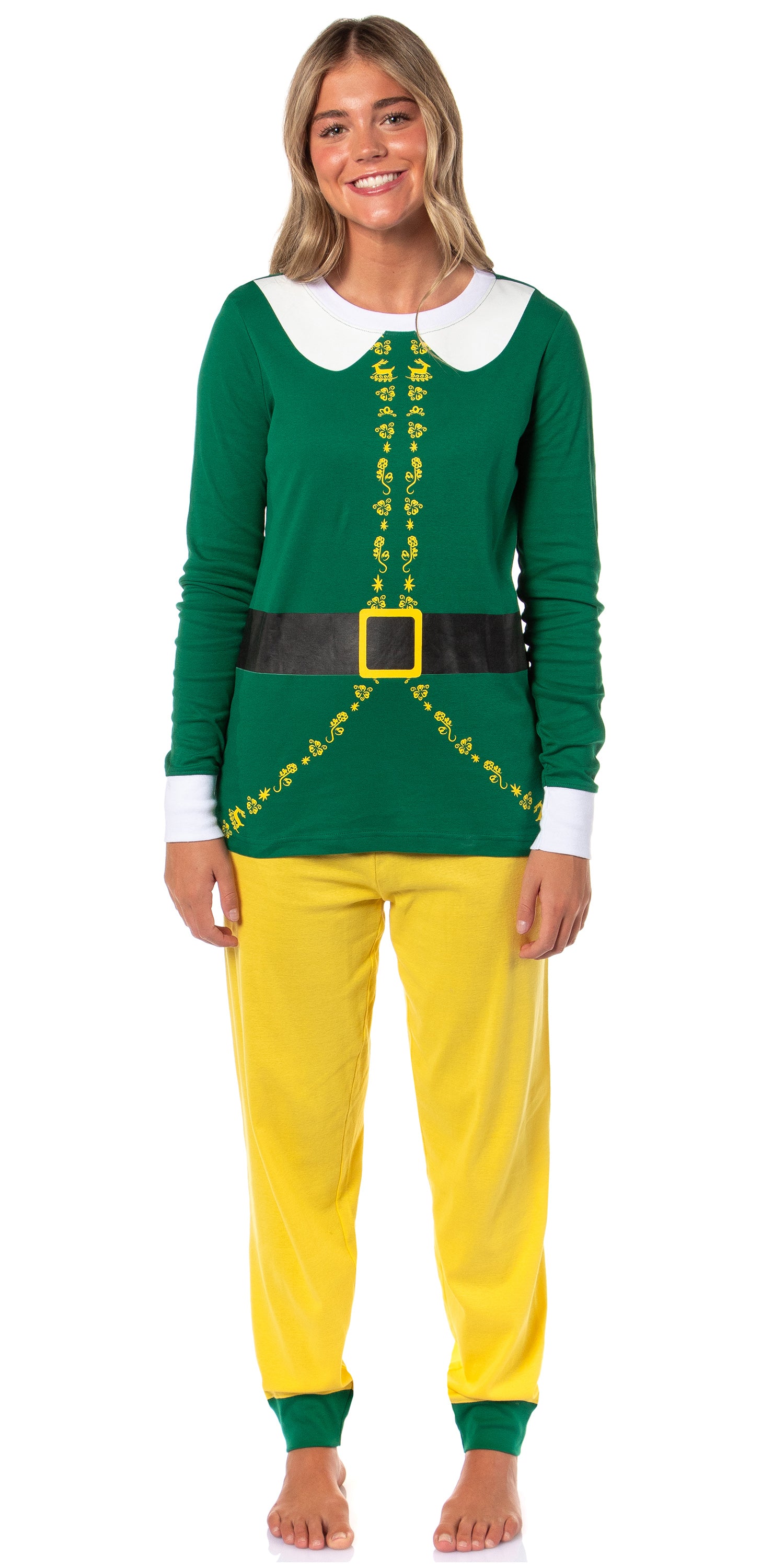 Matching Family Sleepwear Classic Character Tight Fit Long Sleeve Pajama Set