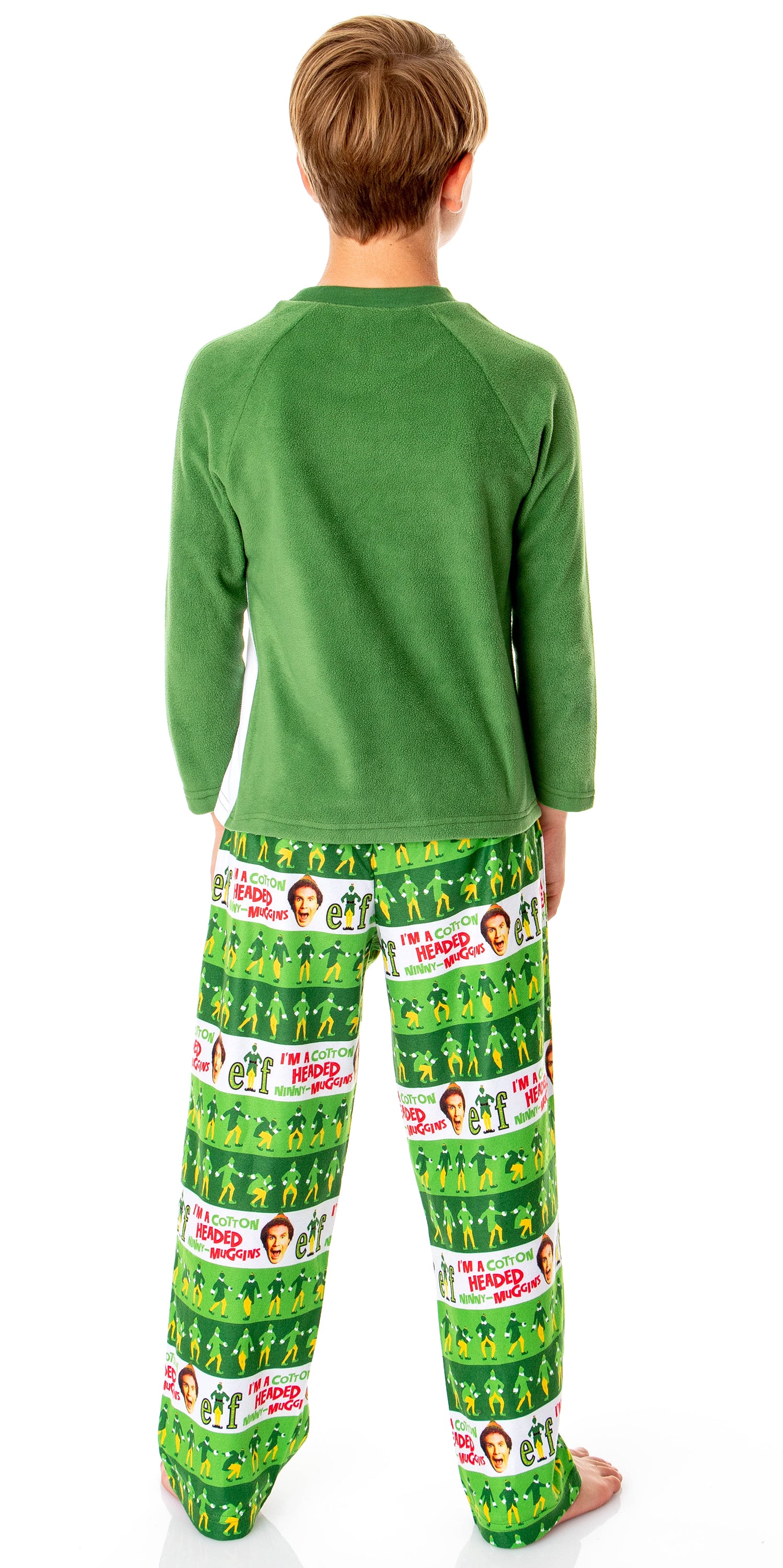 Elf The Movie Boys' Film Cotton-Headed Ninny-Muggins Sleep Pajama Set