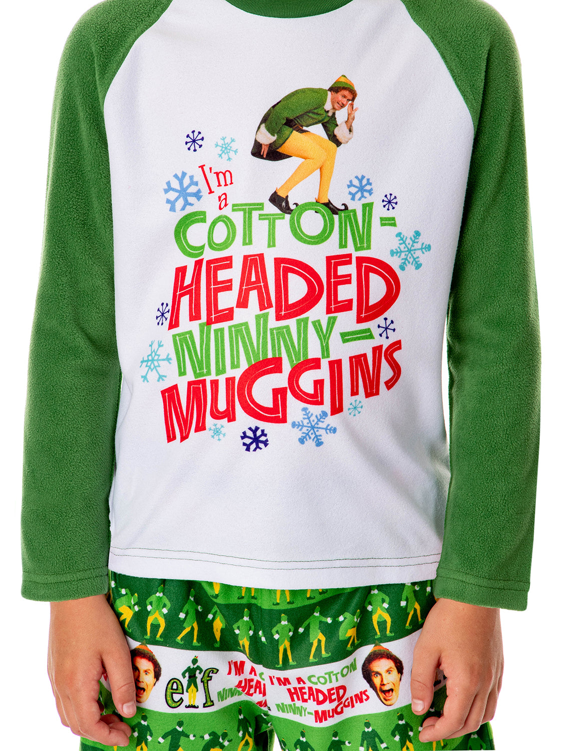 Elf The Movie Boys' Film Cotton-Headed Ninny-Muggins Sleep Pajama Set