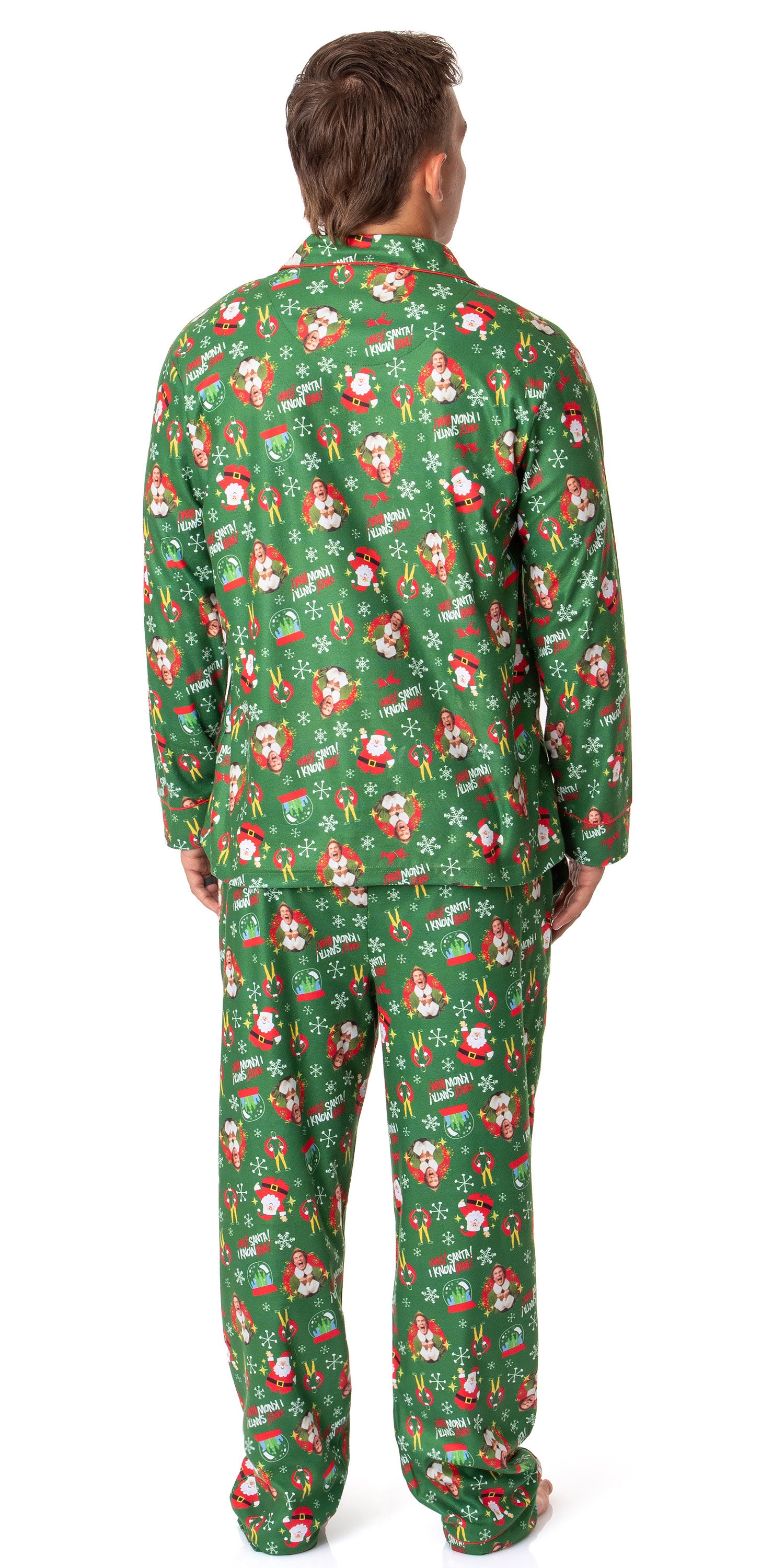 Elf The Movie Mens' Film OMG! Santa! I Know Him! Sleep Pajama Set