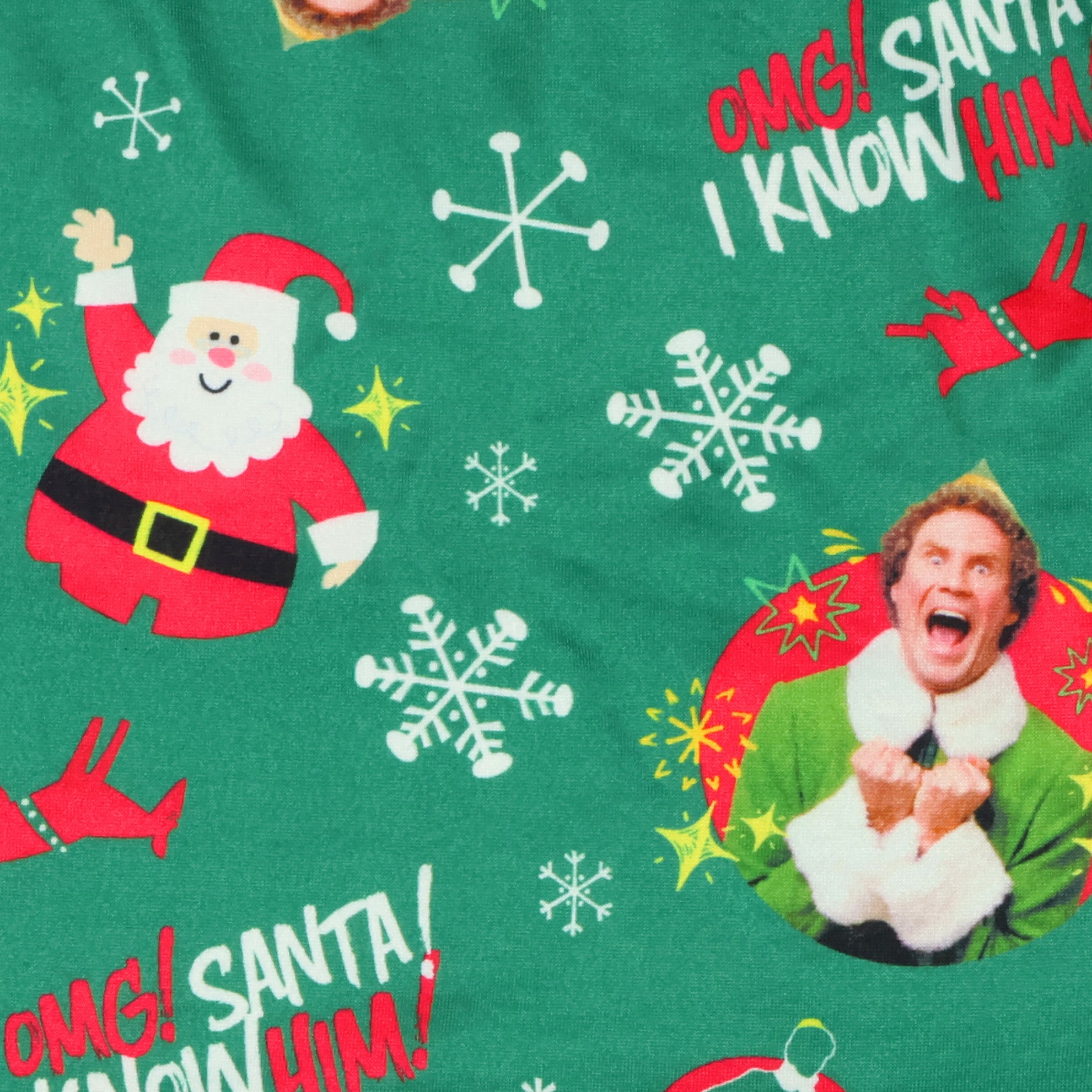 Elf Movie Boxer Briefs Men's Santa, I Know Him Buddy Snug Fit Underwear