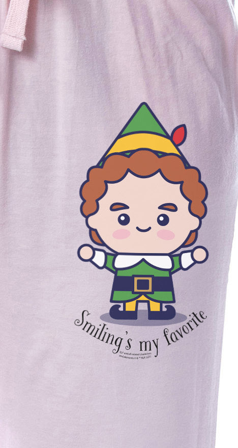Elf The Movie Womens' Buddy Smiling's My Favorite Sleep Pajama Pants