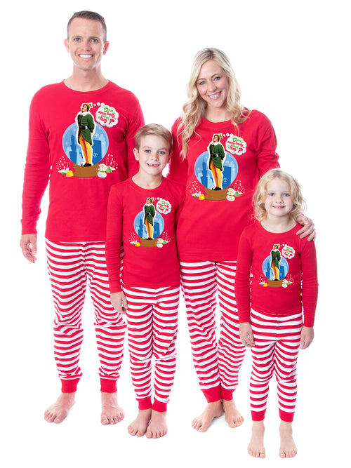 Elf The Movie Film Christmas Does Somebody Need A Hug Character Sleep Tight Fit Family Pajama Set