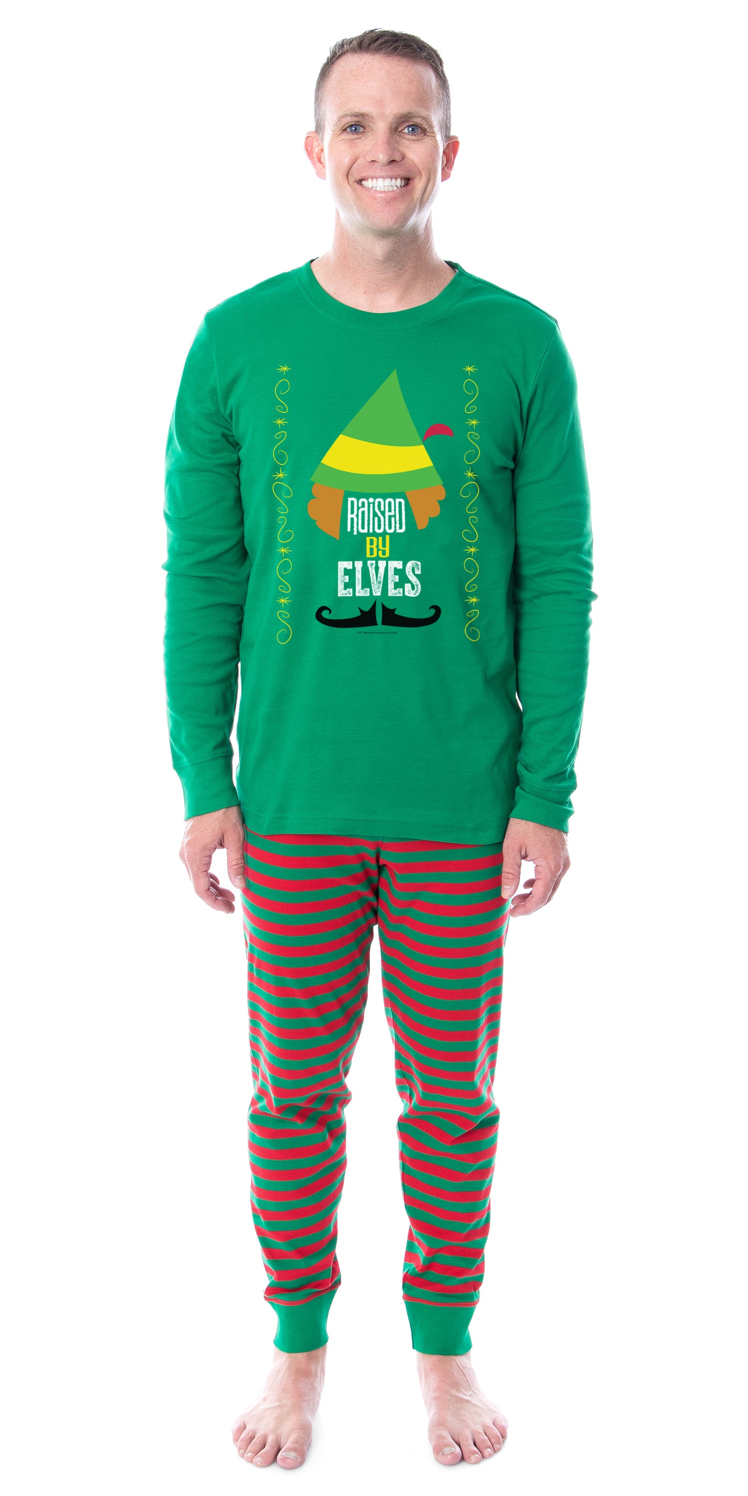 Elf The Movie Film Christmas Elves Tight Fit Family Pajama Set