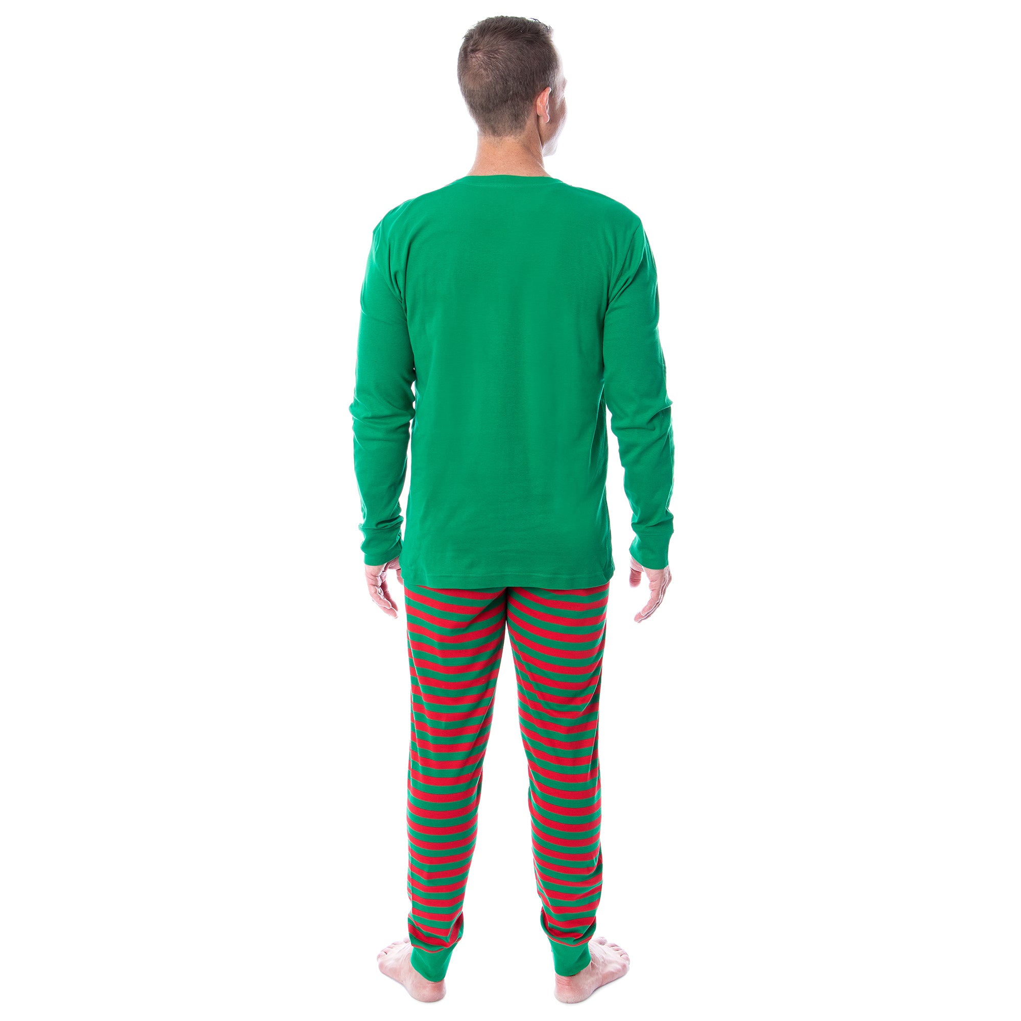 Elf Pajamas Matching Family Buddy Raised by Elves Tight Fit Sleep Set