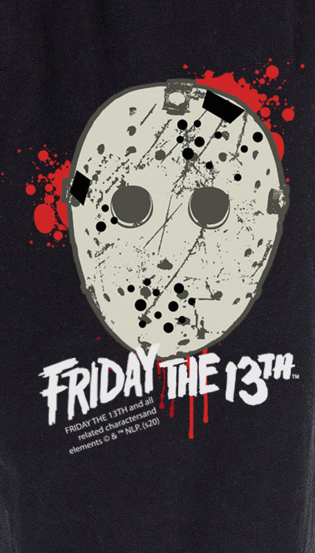 Friday The 13th Men's Jason Voorhees Hockey Mask Loungewear Sleep Bottoms Pajama Pants
