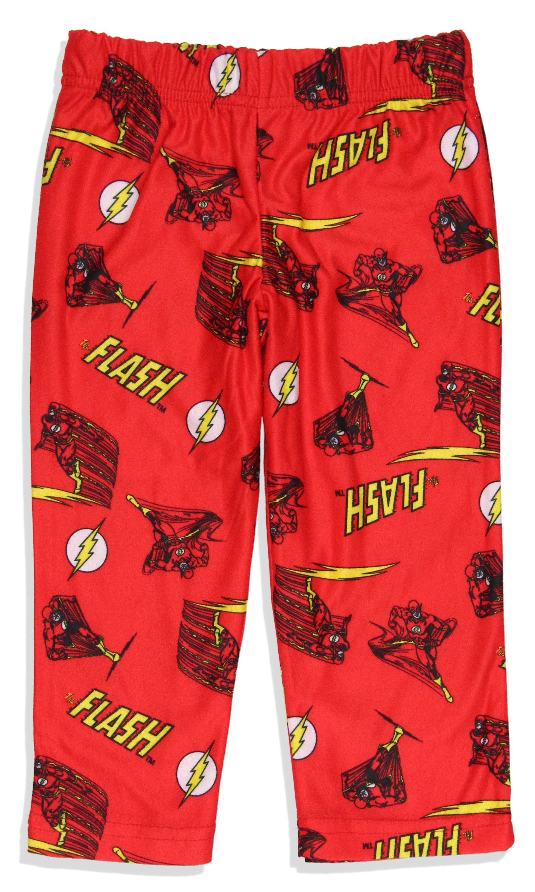 DC Comics Toddler Boys' Classic The Flash Logo Raglan Sleep Pajama Set