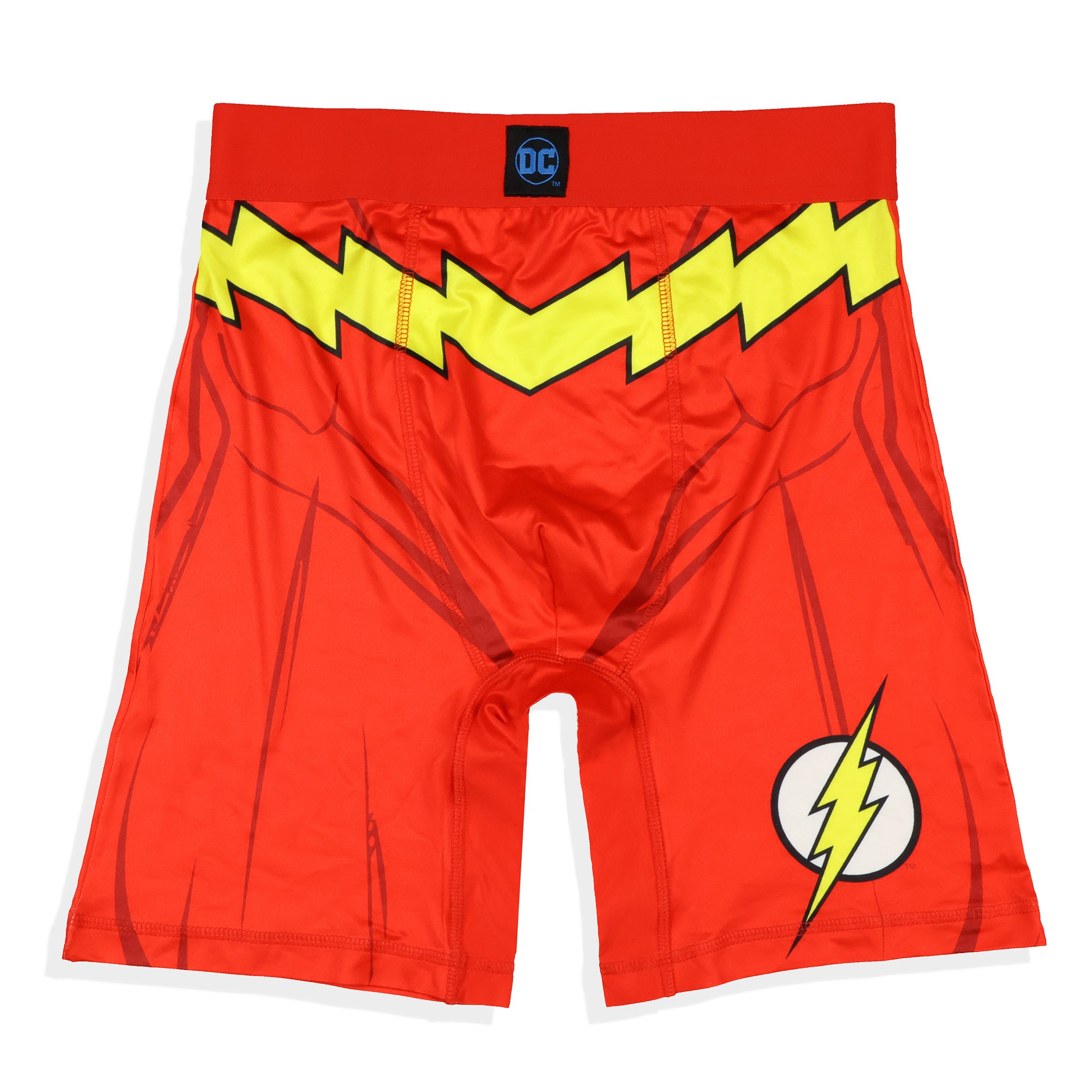 DC Comics The Flash Boxer Briefs Men's Superhero Logo Snug Fit Underwear
