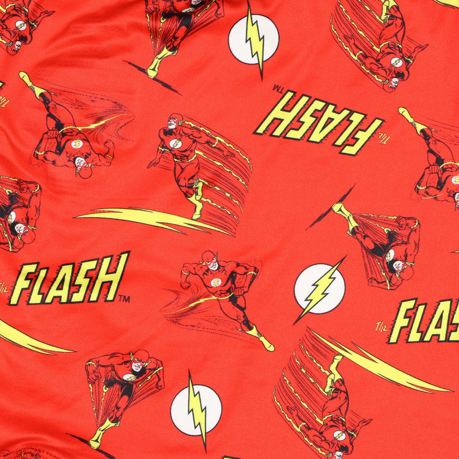 DC Comics The Flash Boxer Briefs Men's Allover Design Tight Fit Underwear