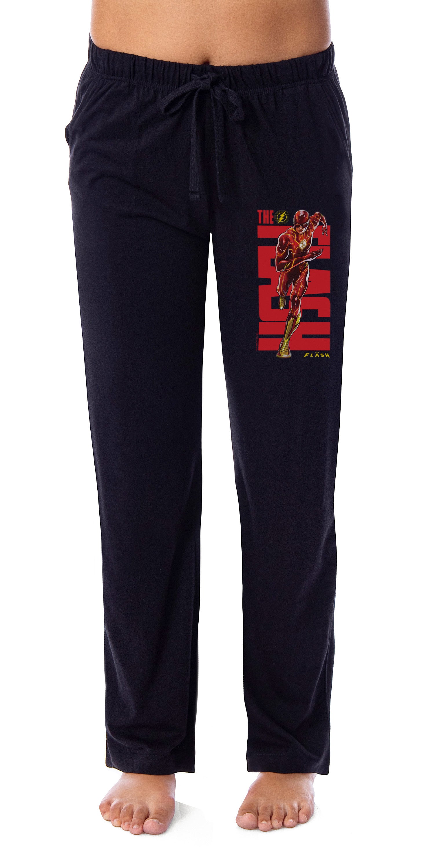 DC Comics Womens' The Flash 2023 Movie Film Title Logo Pajama Sleep Pants