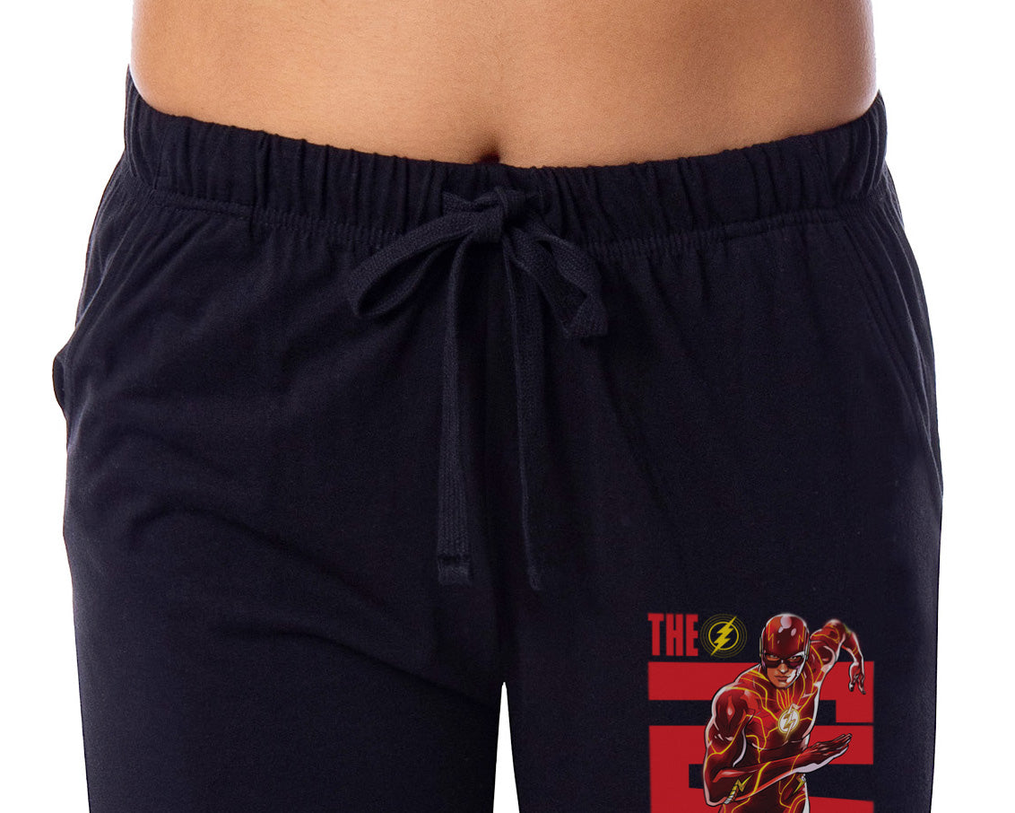 DC Comics Womens' The Flash 2023 Movie Film Title Logo Pajama Sleep Pants