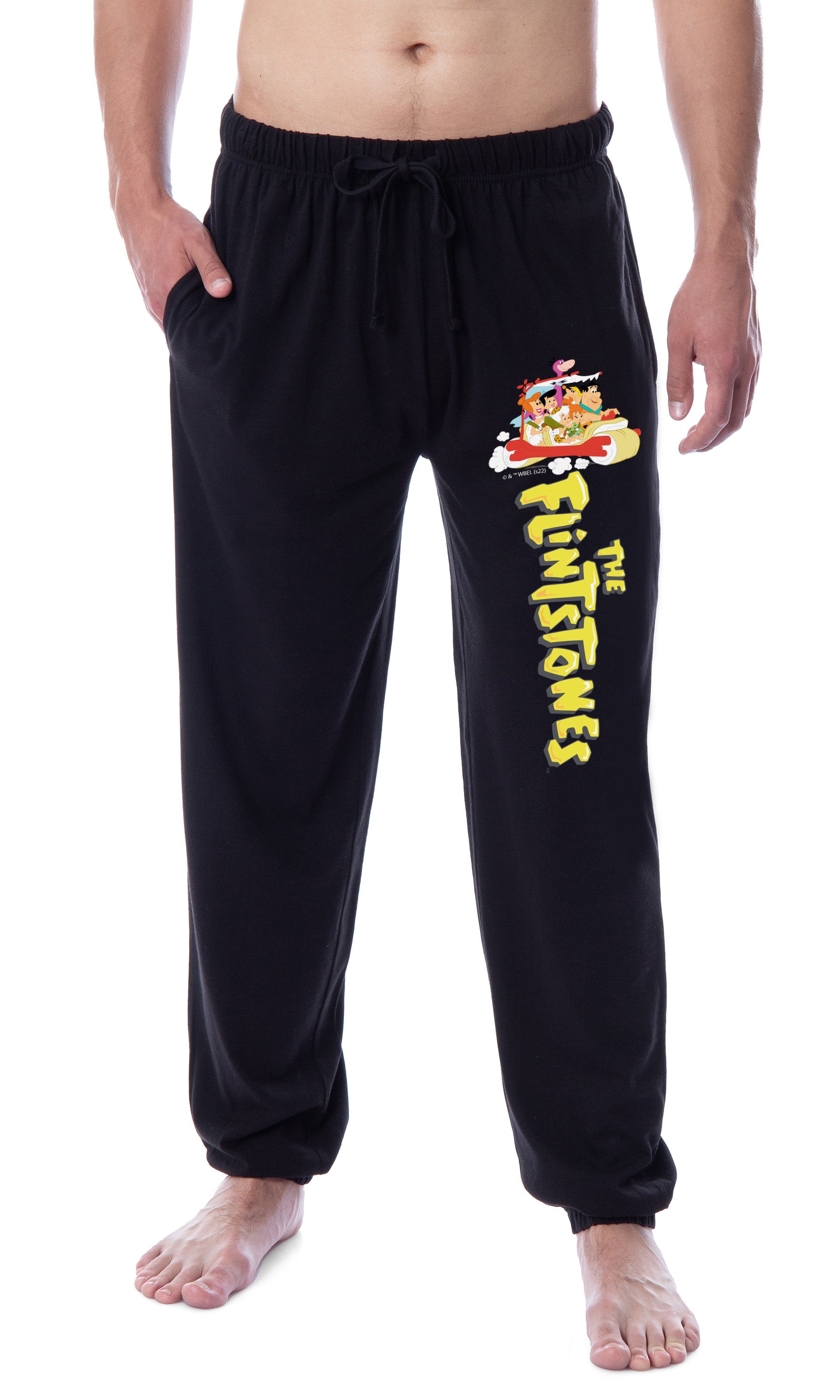 The Flintstones Mens' Cartoon Characters Sleep Jogger Pajama Pants
