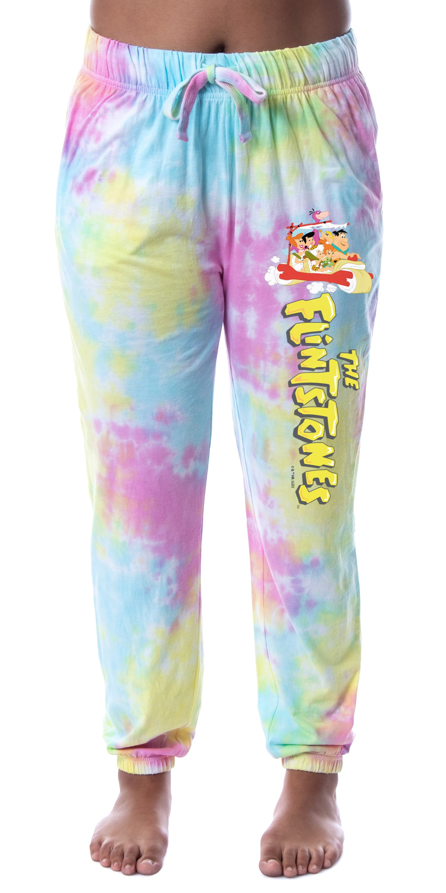 The Flintstones Women's Title Cartoon Characters Sleep Jogger Pajama Pants