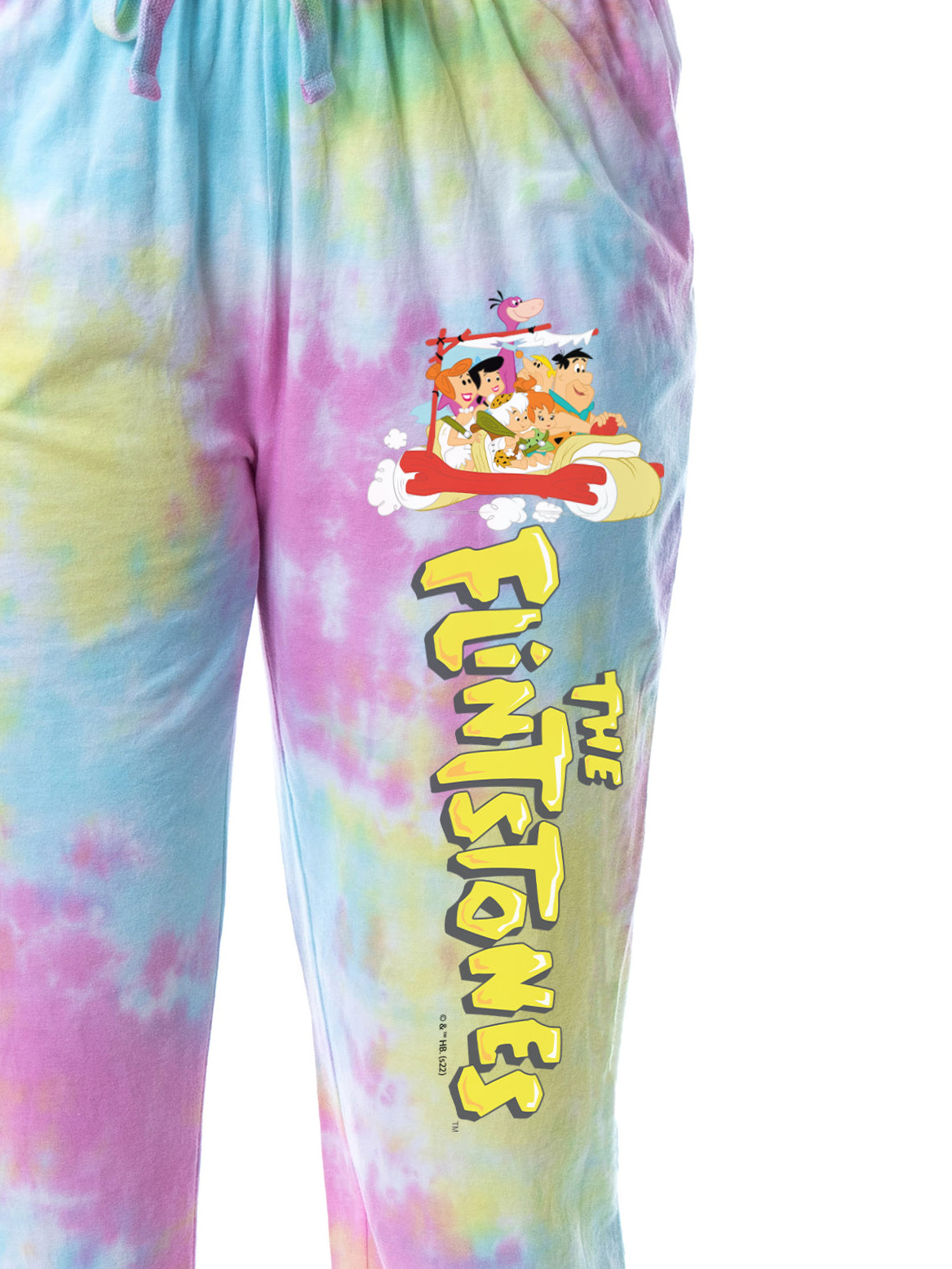 The Flintstones Women's Vintage Cartoon Characters Sleep Jogger Pajama Pants