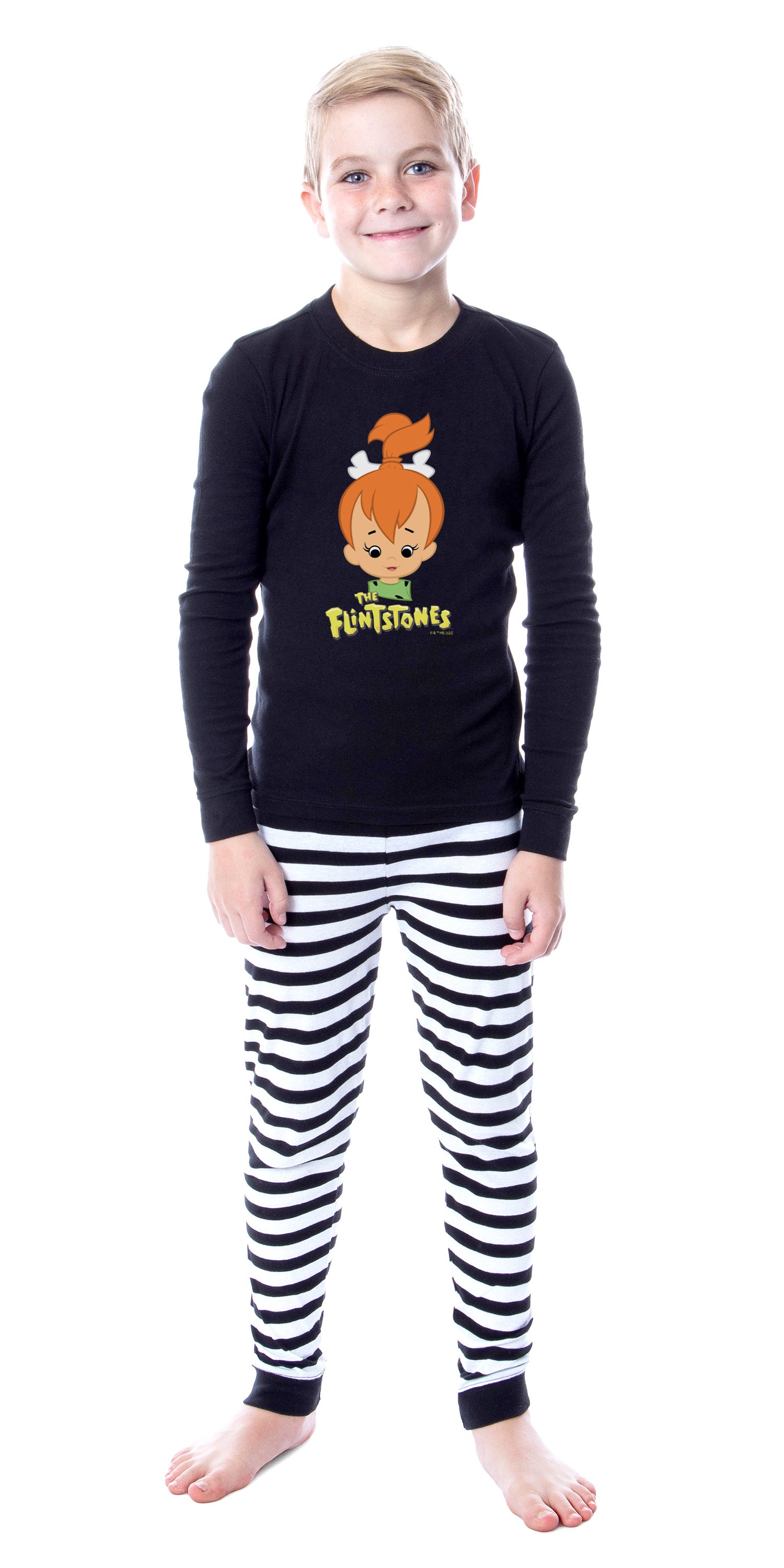 The Flintstones 1985 Characters Tight Fit Cotton Matching Family Pajama Set