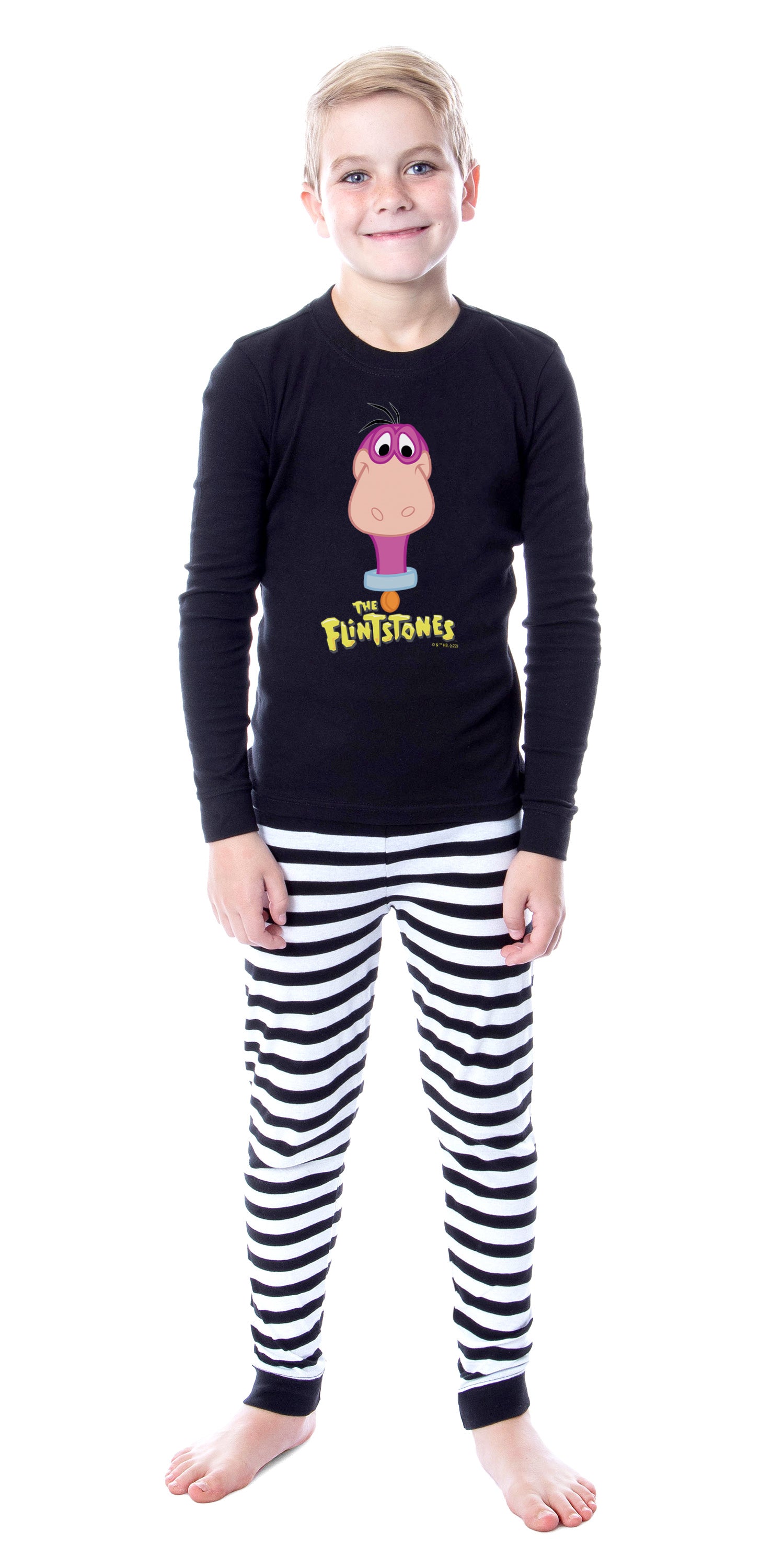 The Flintstones 1985 Characters Tight Fit Cotton Matching Family Pajama Set