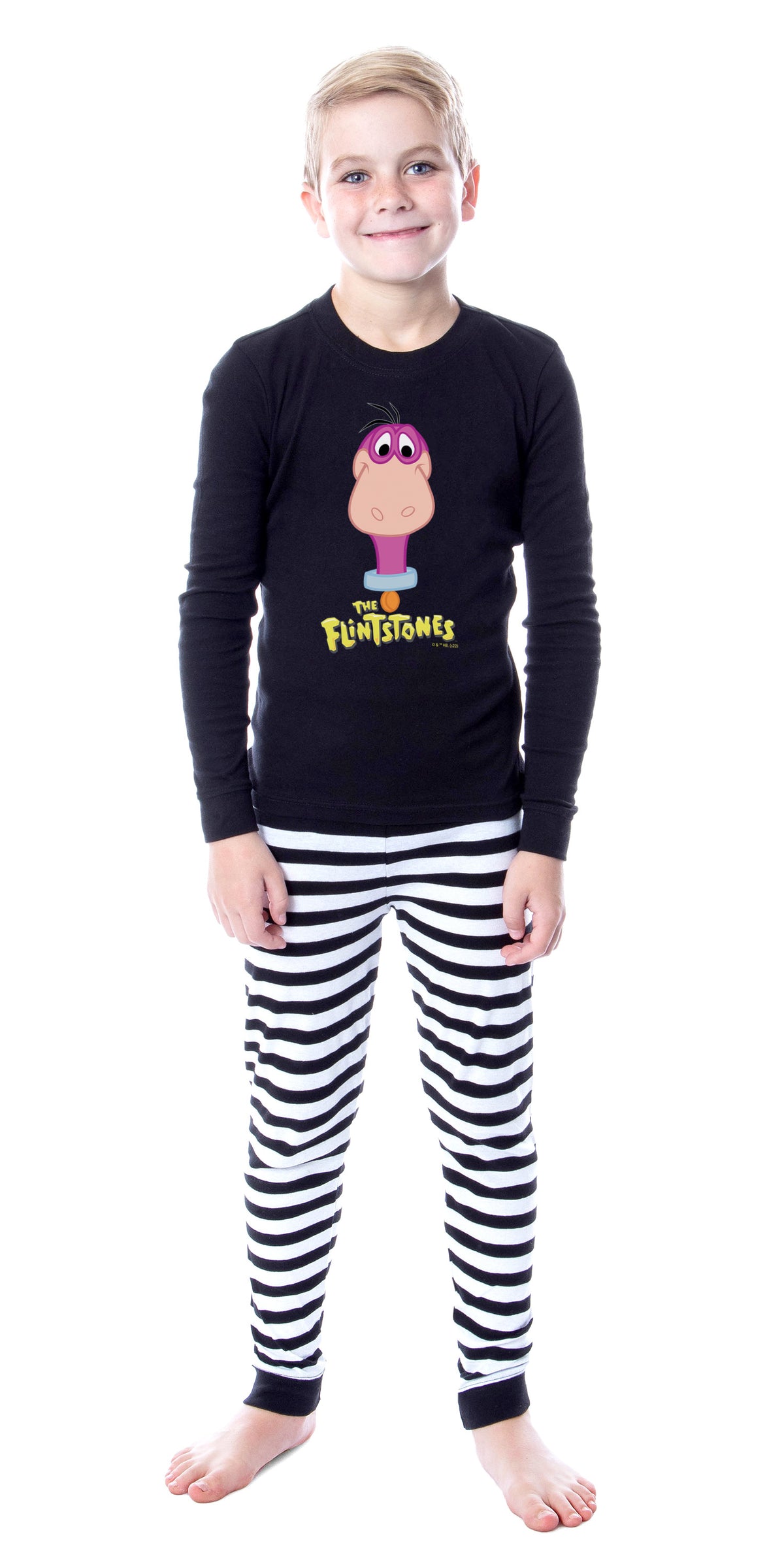 The Flintstones 1985 Characters Tight Fit Cotton Matching Family Pajama Set