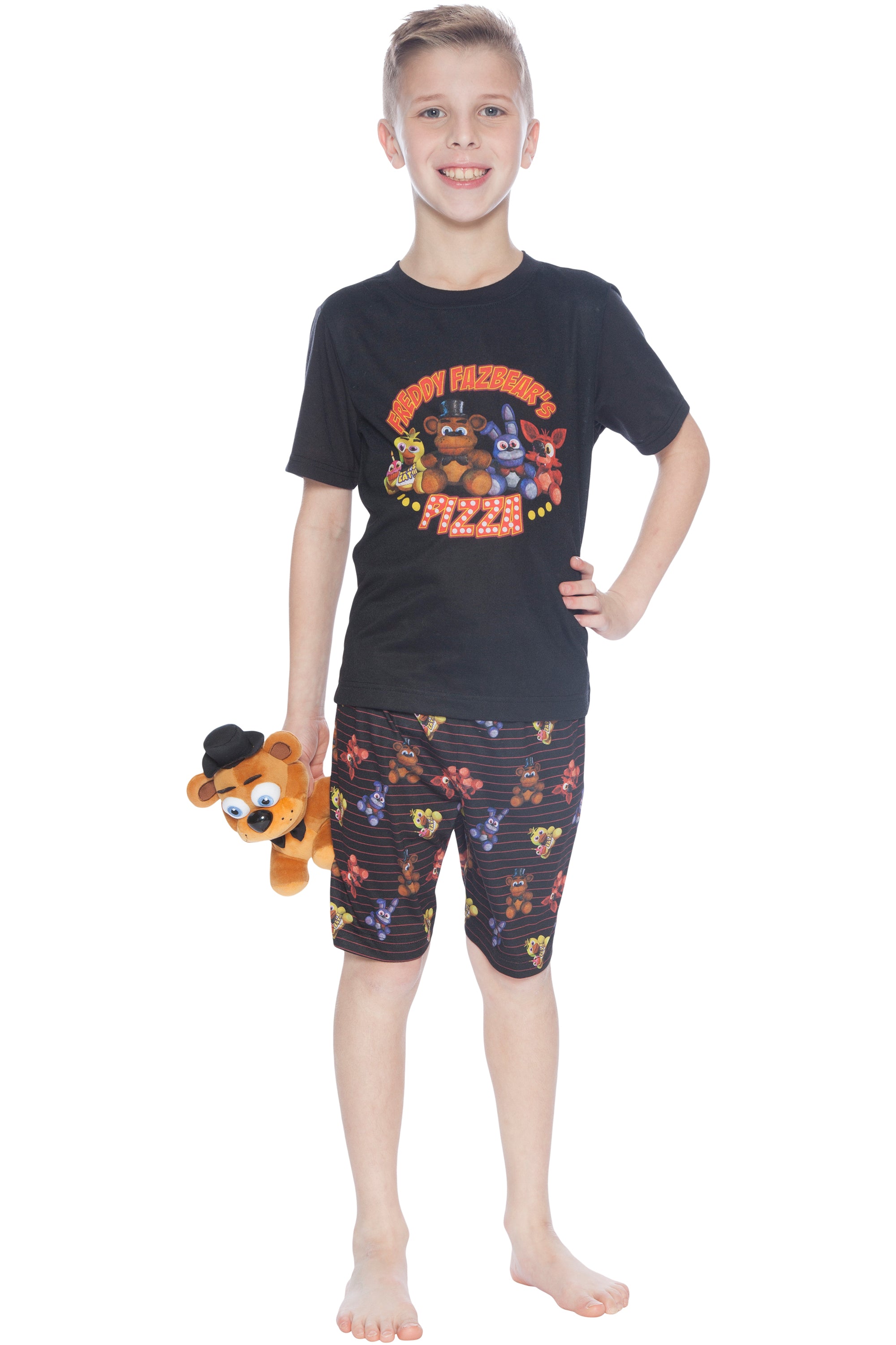 Five Nights at Freddys Plushy Pizza Pajama Short Set