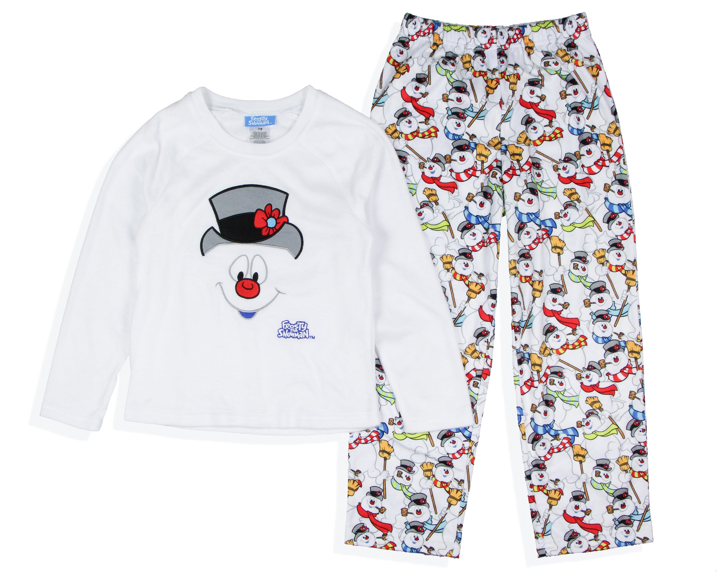 Frosty the Snowman Multiple Sizes Available Girl's Christmas Pajama Set