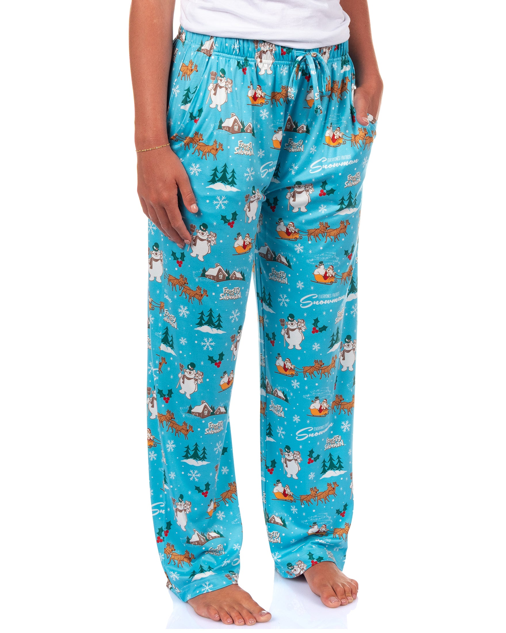 Frosty The Snowman Pajama Pants Women's Everyone's Favorite Lounge Bottoms