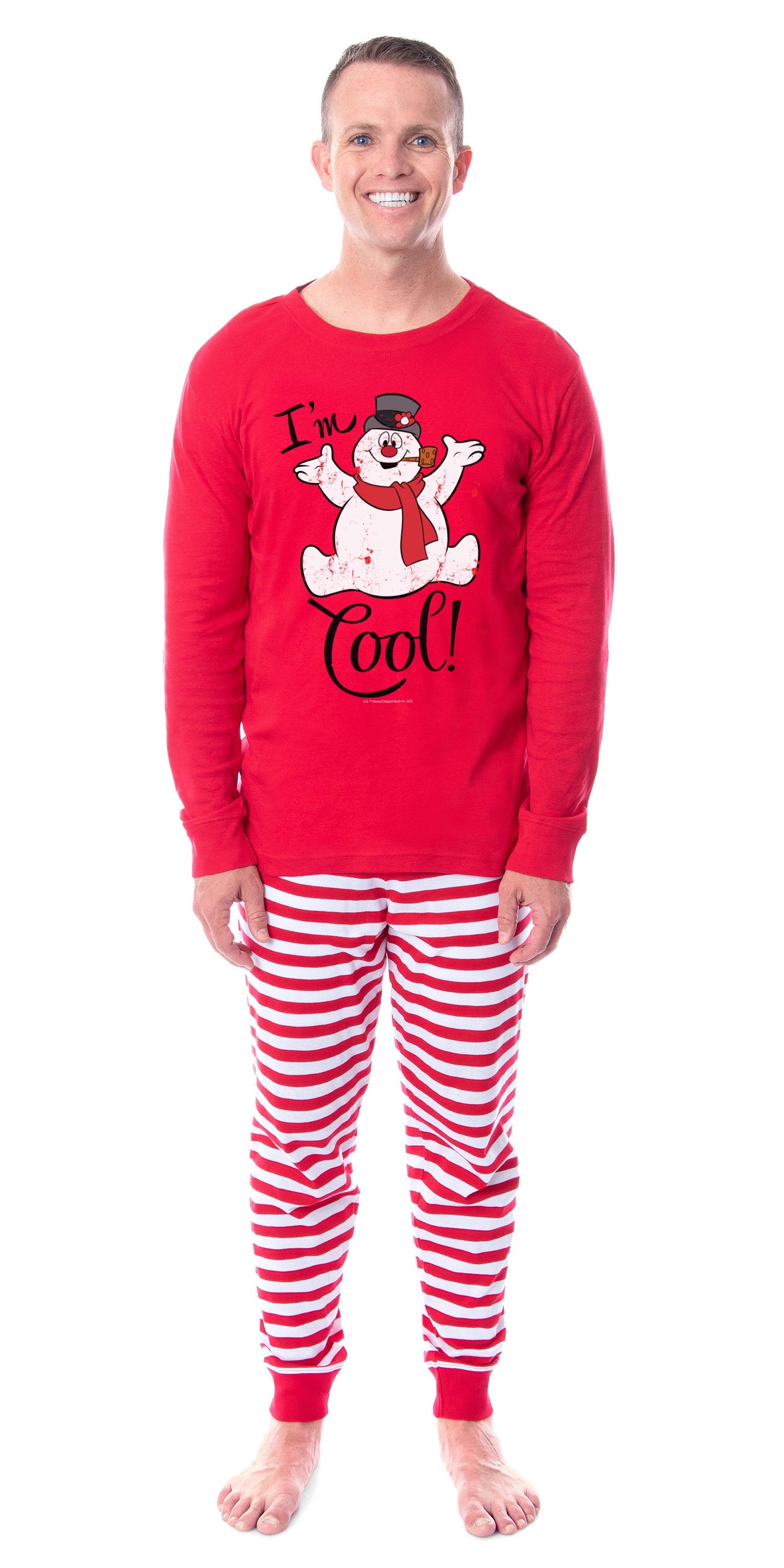 Frosty the Snowman Christmas Character Tight Fit Family Pajama Set