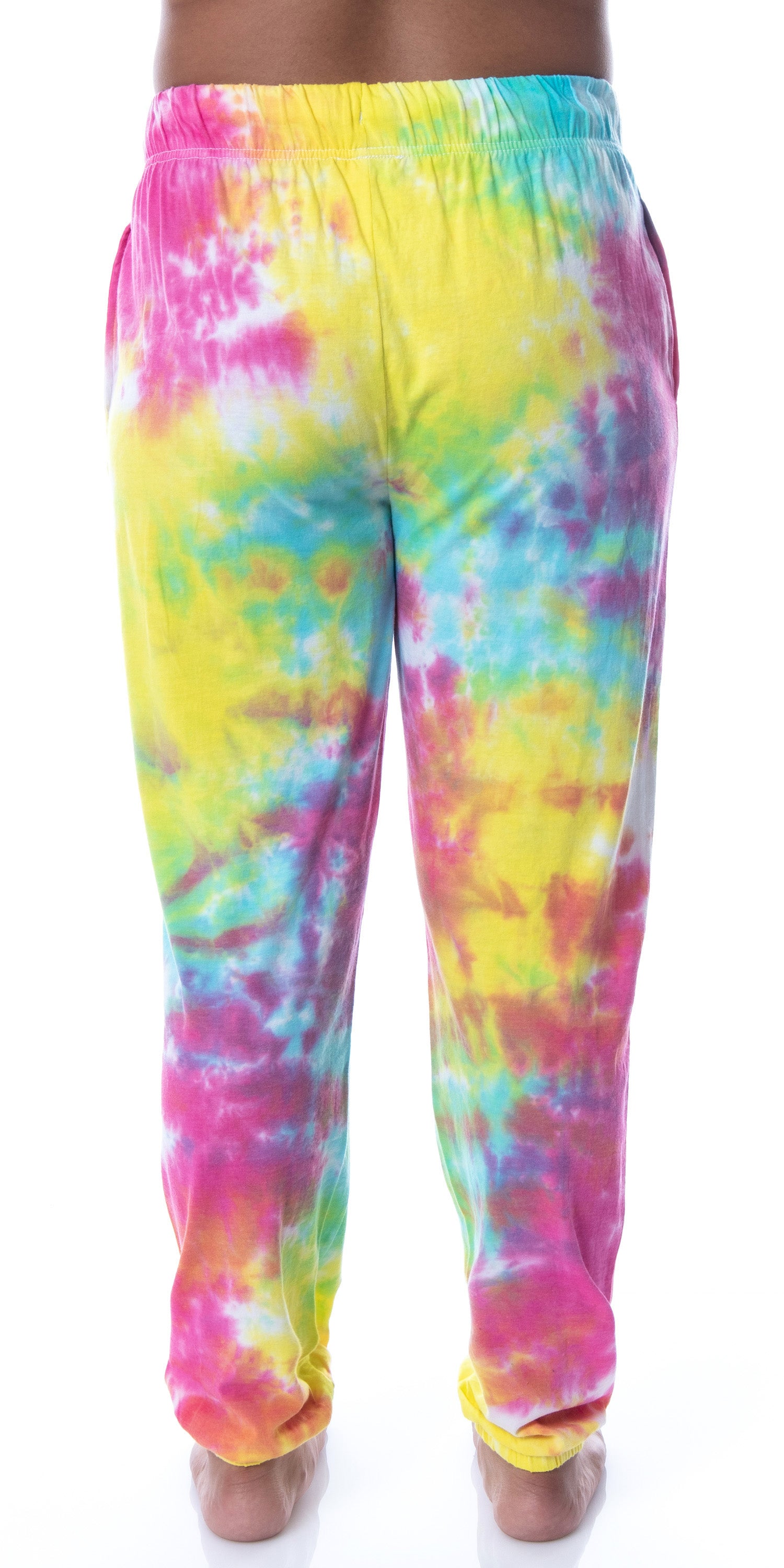 Friends TV Show Logo Womens' Tie Dye Sleep Pajama Pants Loungewear