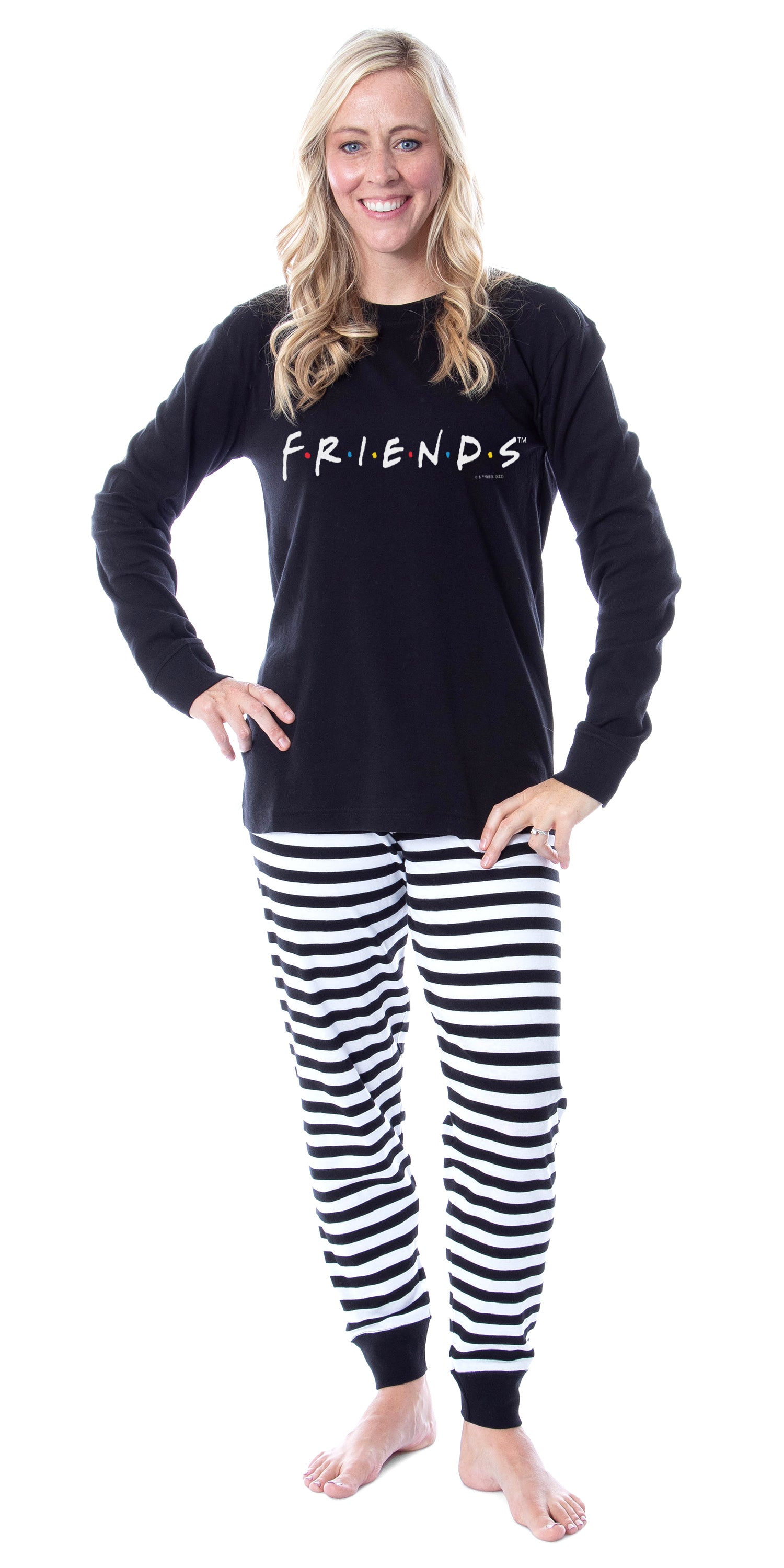 Friends TV Show Series Tight Fit Cotton Matching Family Pajama Set