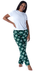DC Comics Men's Green Lantern Allover Symbol Superhero Loungewear Sleep Pajama Pants