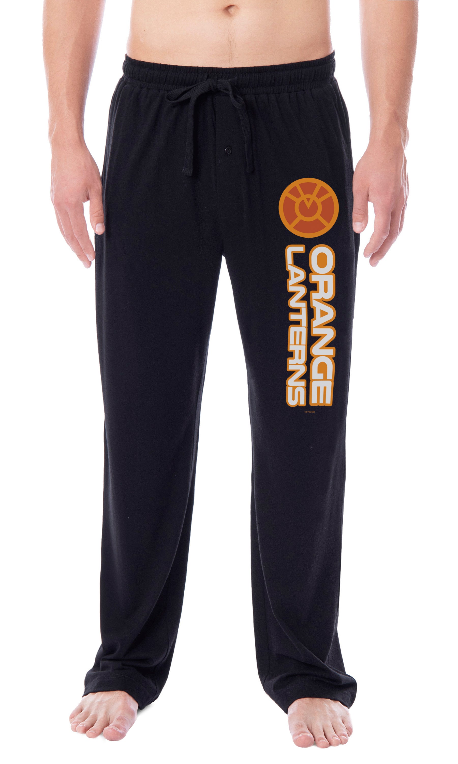 DC Comics Mens' Green Lantern Brightest Day Blackest Night Logo Sleep Pajama Pants - All Corps