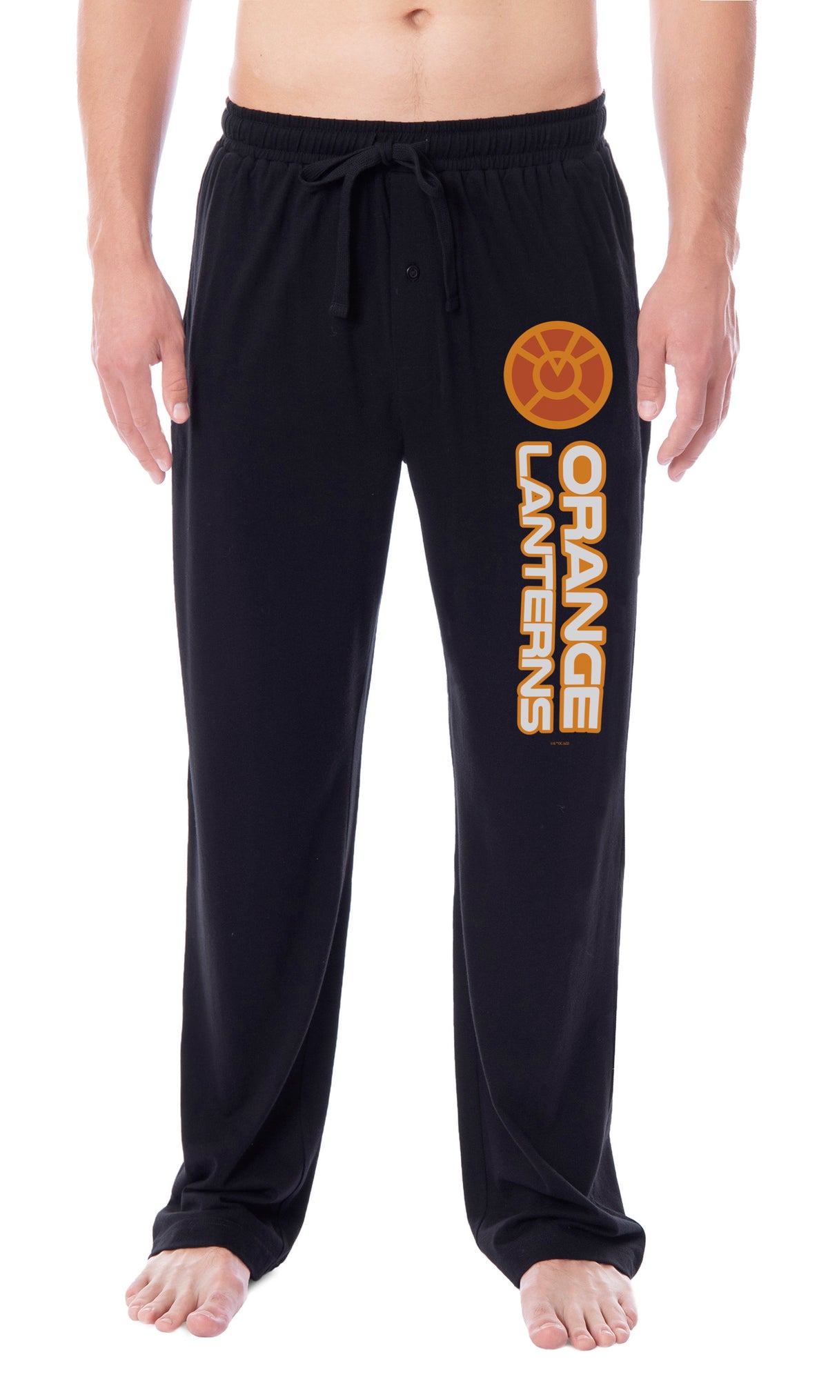 DC Comics Mens' Green Lantern Brightest Day Blackest Night Logo Sleep Pajama Pants - All Corps