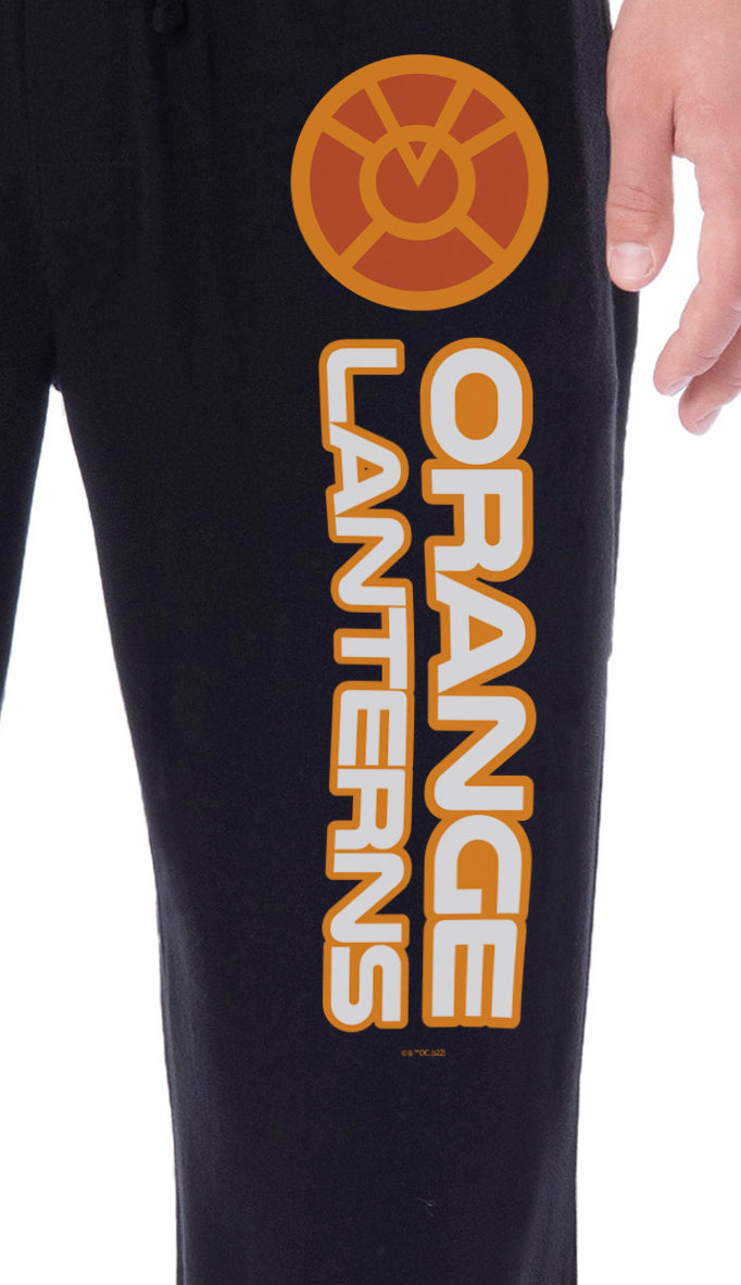 DC Comics Mens' Green Lantern Brightest Day Blackest Night Logo Sleep Pajama Pants - All Corps
