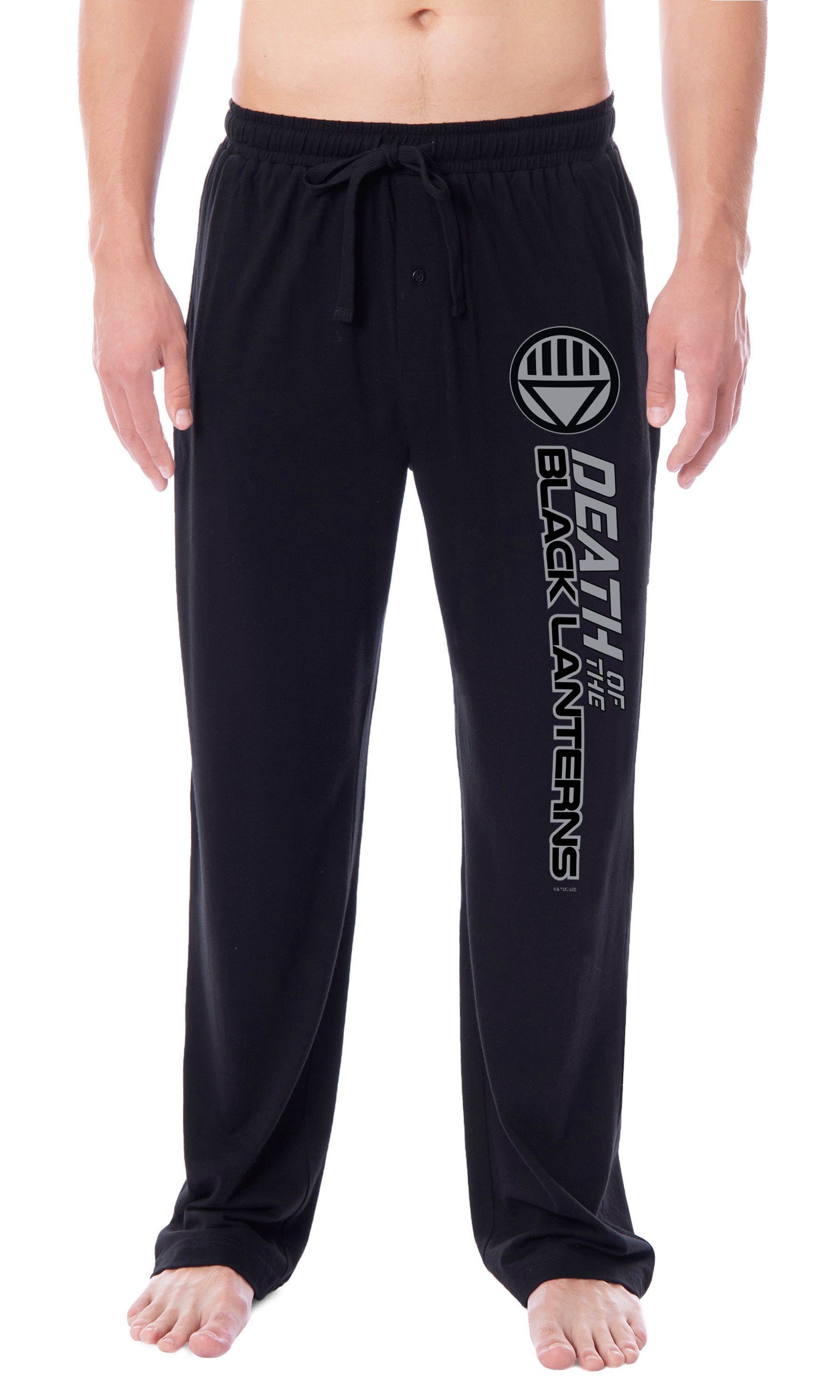 DC Comics Mens' Green Lantern Brightest Day Blackest Night Logo Sleep Pajama Pants - All Corps