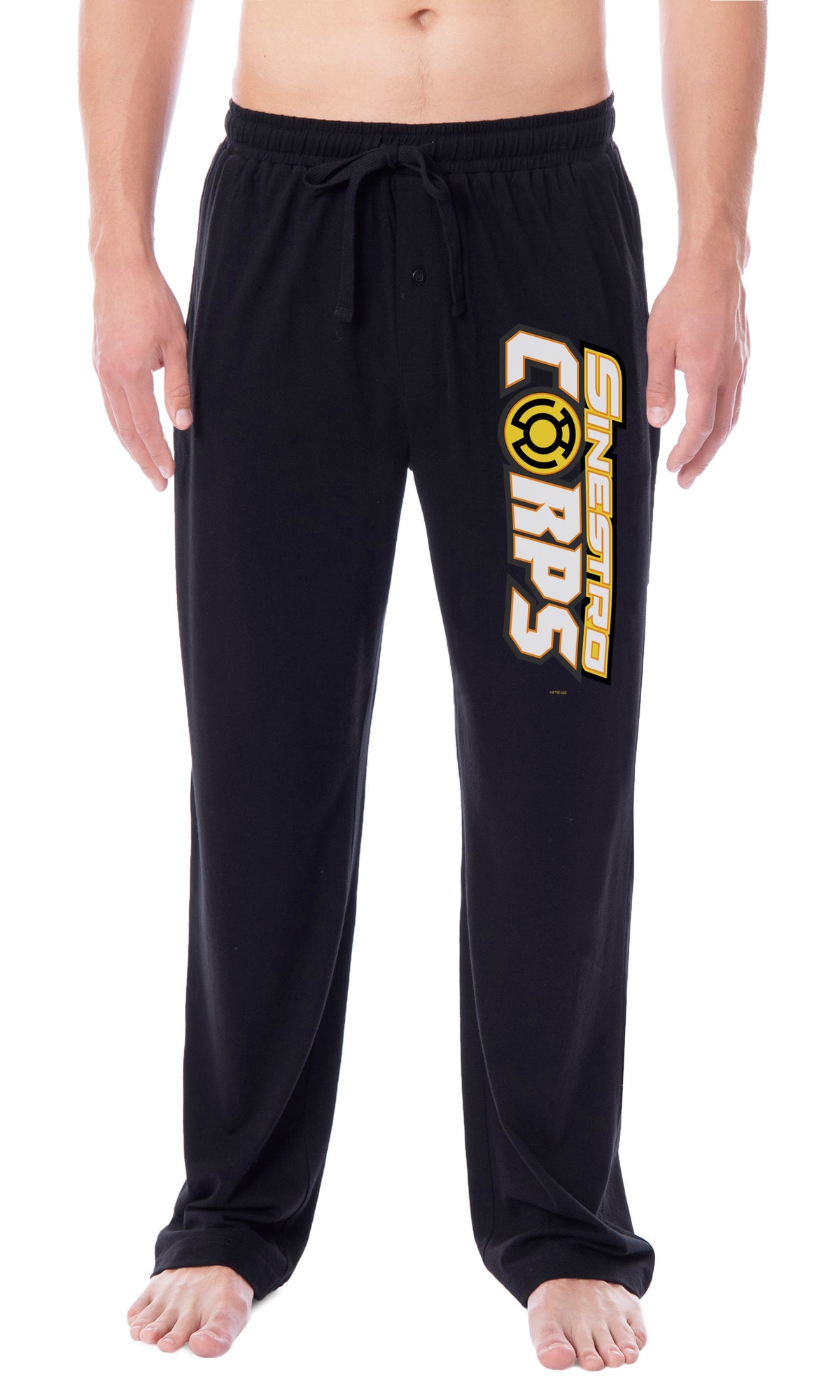 DC Comics Mens' Green Lantern Brightest Day Blackest Night Logo Sleep Pajama Pants - All Corps