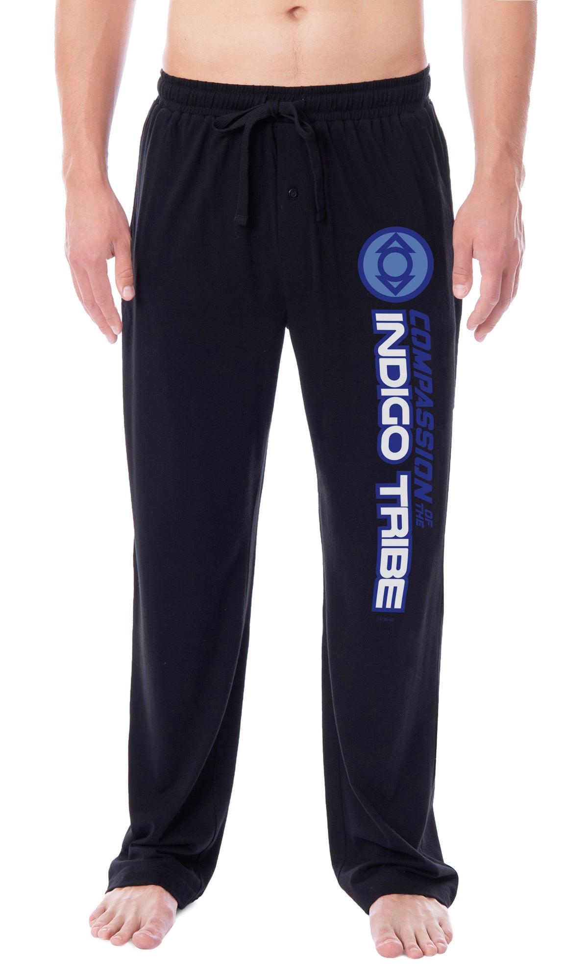 DC Comics Mens' Green Lantern Brightest Day Blackest Night Logo Sleep Pajama Pants - All Corps