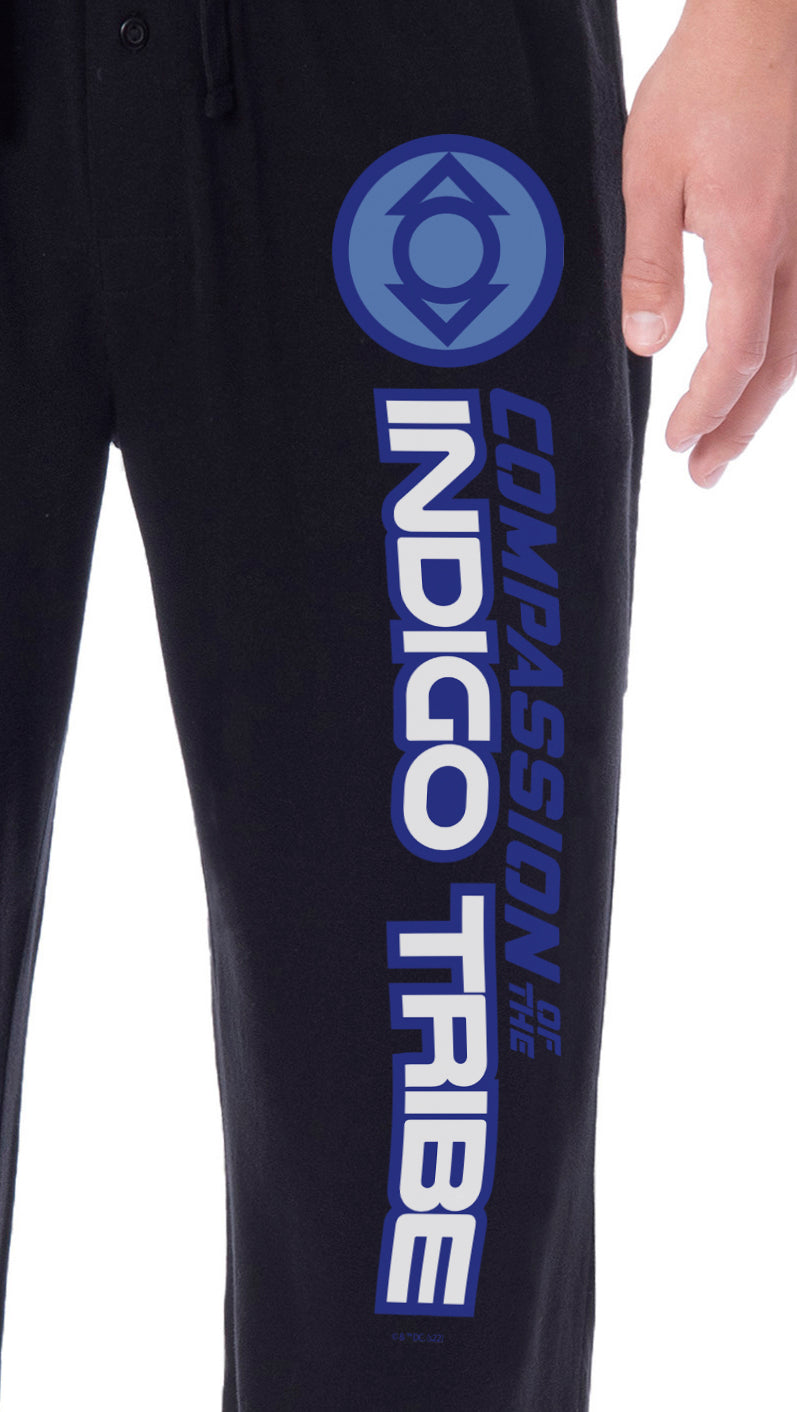 DC Comics Mens' Green Lantern Brightest Day Blackest Night Logo Sleep Pajama Pants - All Corps