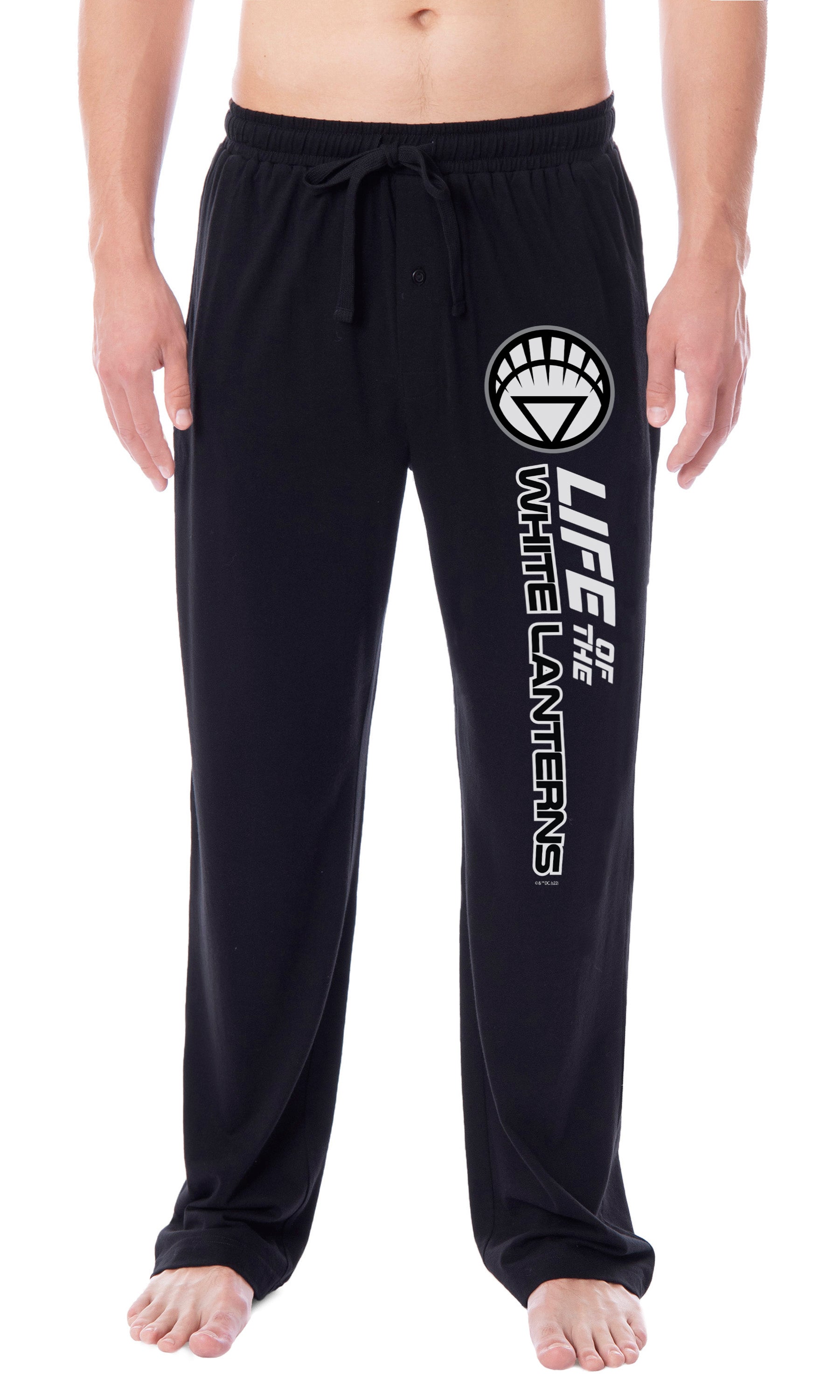 DC Comics Mens' Green Lantern Brightest Day Blackest Night Logo Sleep Pajama Pants - All Corps