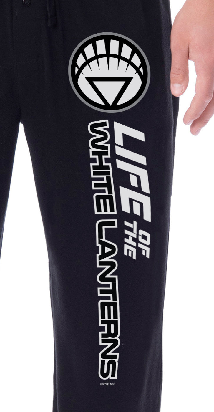 DC Comics Mens' Green Lantern Brightest Day Blackest Night Logo Sleep Pajama Pants - All Corps