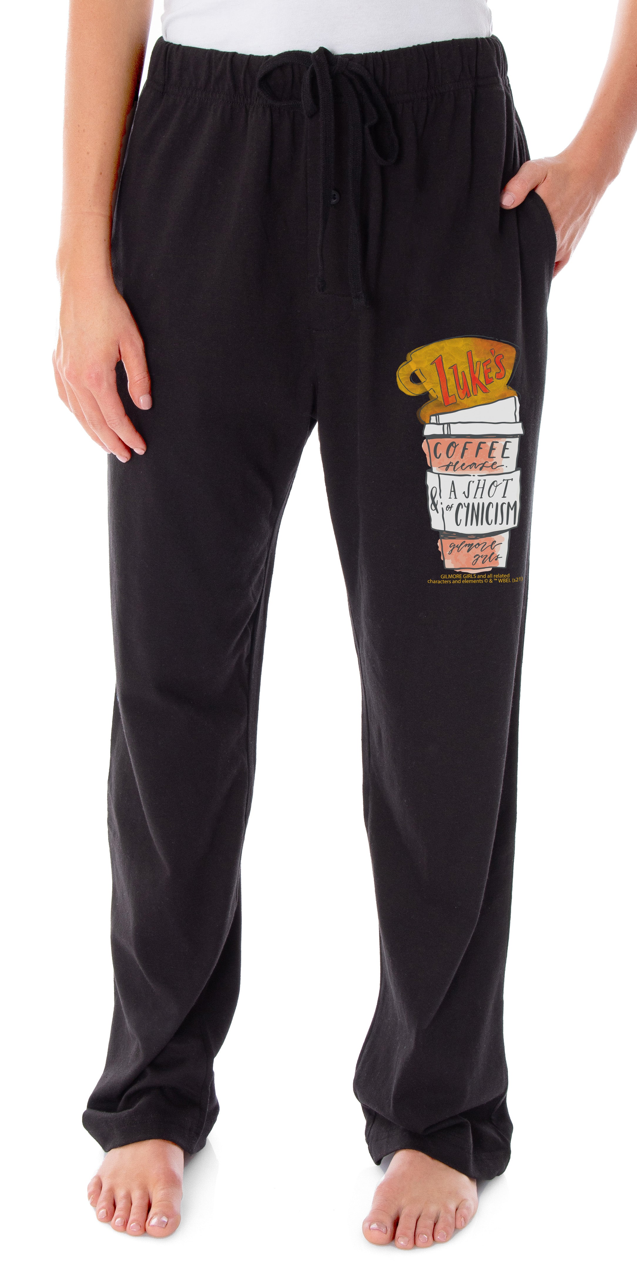 Gilmore Girls Womens' Luke's Diner Coffee Shot of Cynicism Pajama Pants