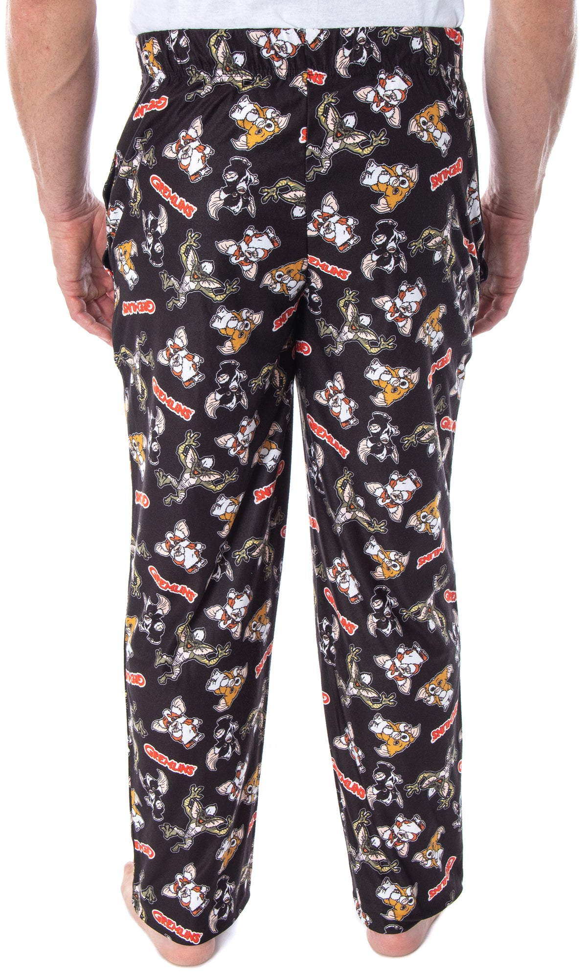 The Gremlins Men's Gizmo Stripe Daffy Mogwai Sleep Lounge Pajama Pants