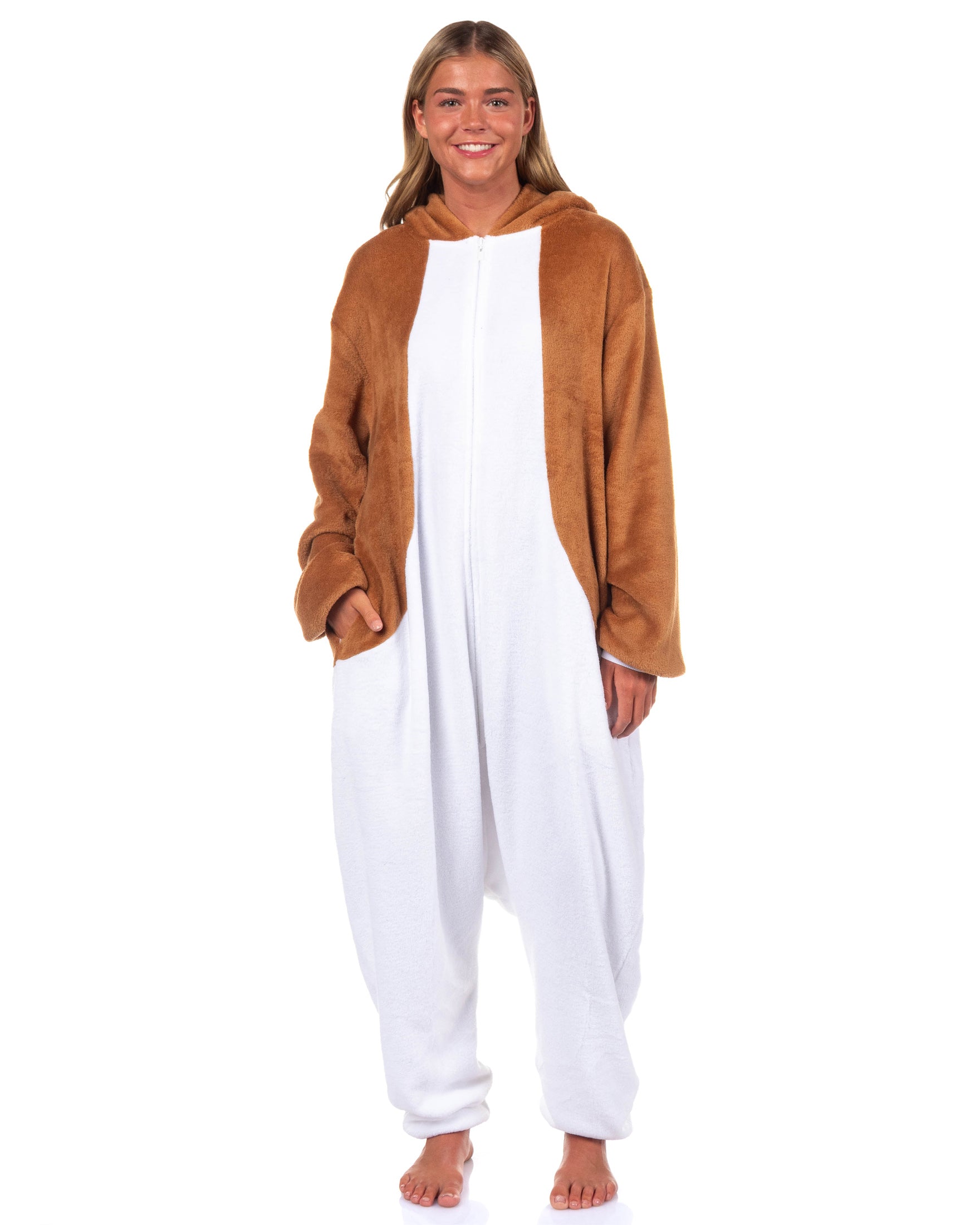 Gremlins Gizmo Kigurumi Adult Fleece Union Suit Footless Sleeper Pajama (XXS/XS)