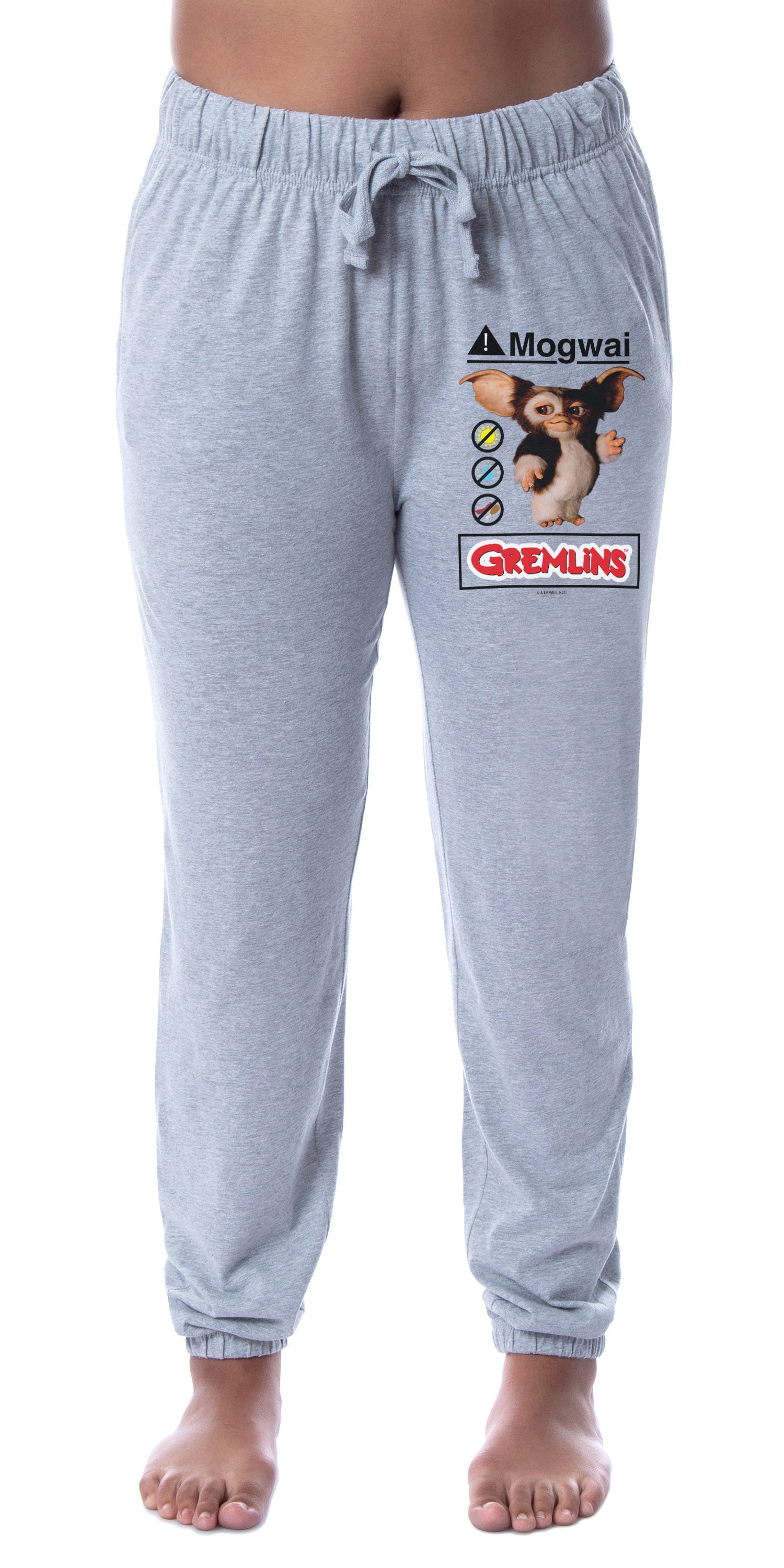 Gremlins Womens' Mogwai Rules Logo Movie Jogger Sleep Pajama Pants
