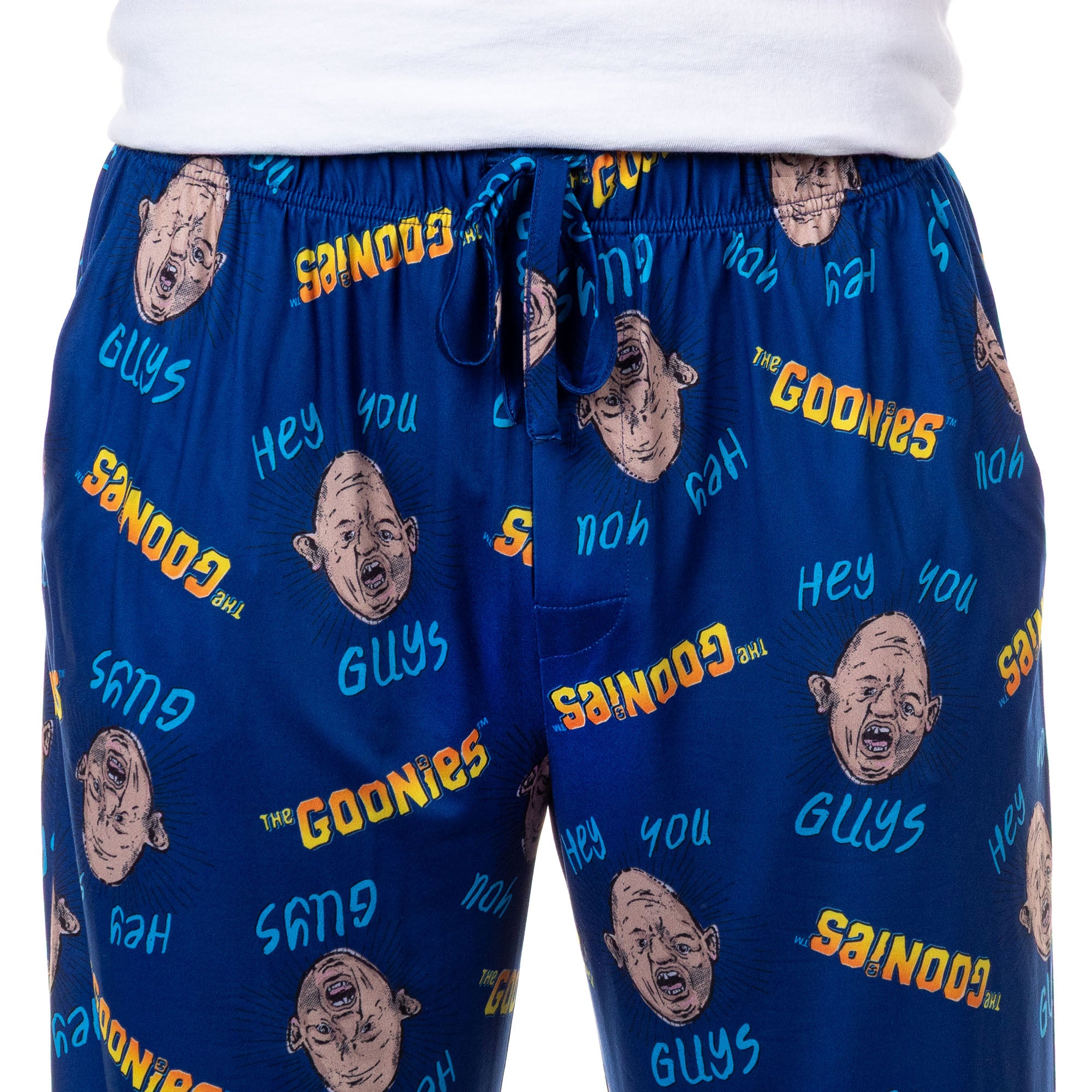 The Goonies Men's Pajama Pants Hey You Guys Sloth Sleep Lounge Bottoms