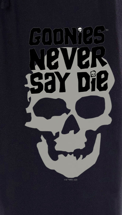 The Goonies Mens' Movie Film Never Say Die Skull Sleep Pajama Pants