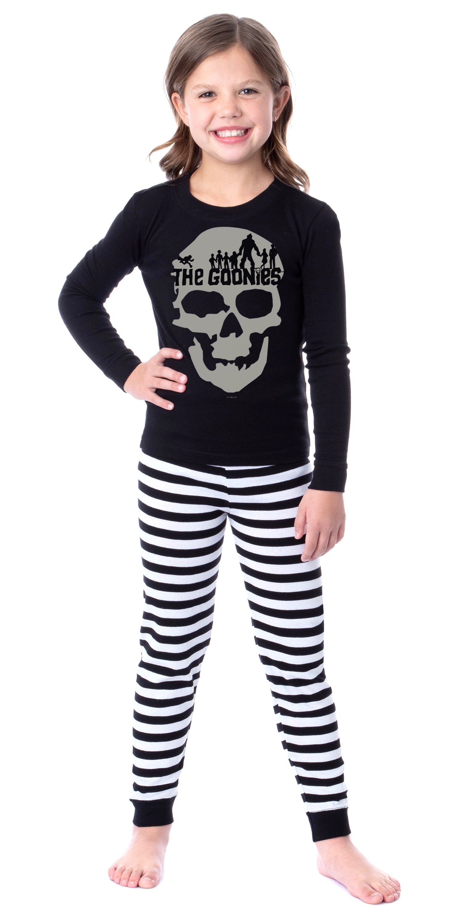 The Goonies Skull Logo Cotton Matching Family Pajama Set For Adults And Kids